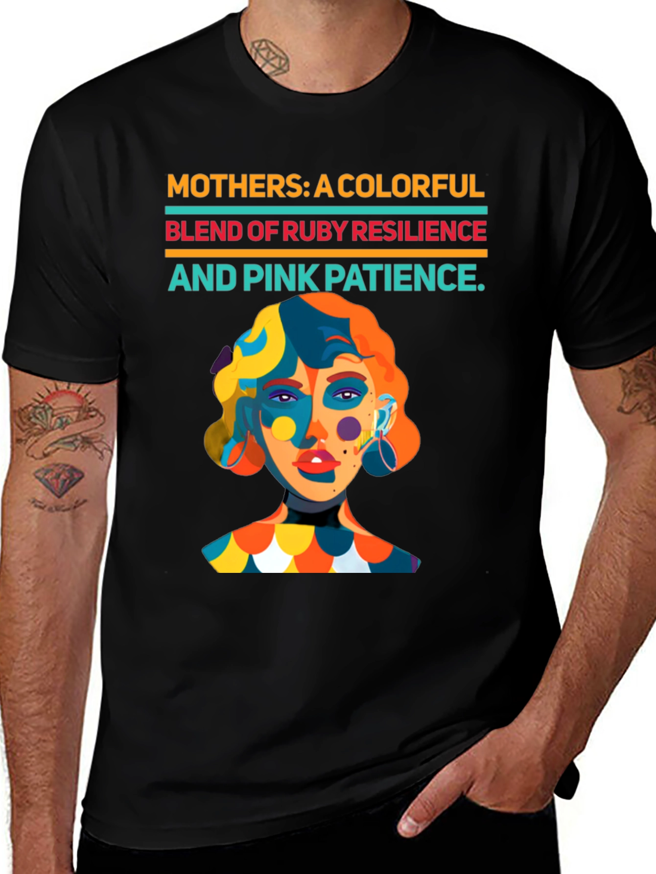 Variant 20 of Colorful Mothers Resilience T-Shirt