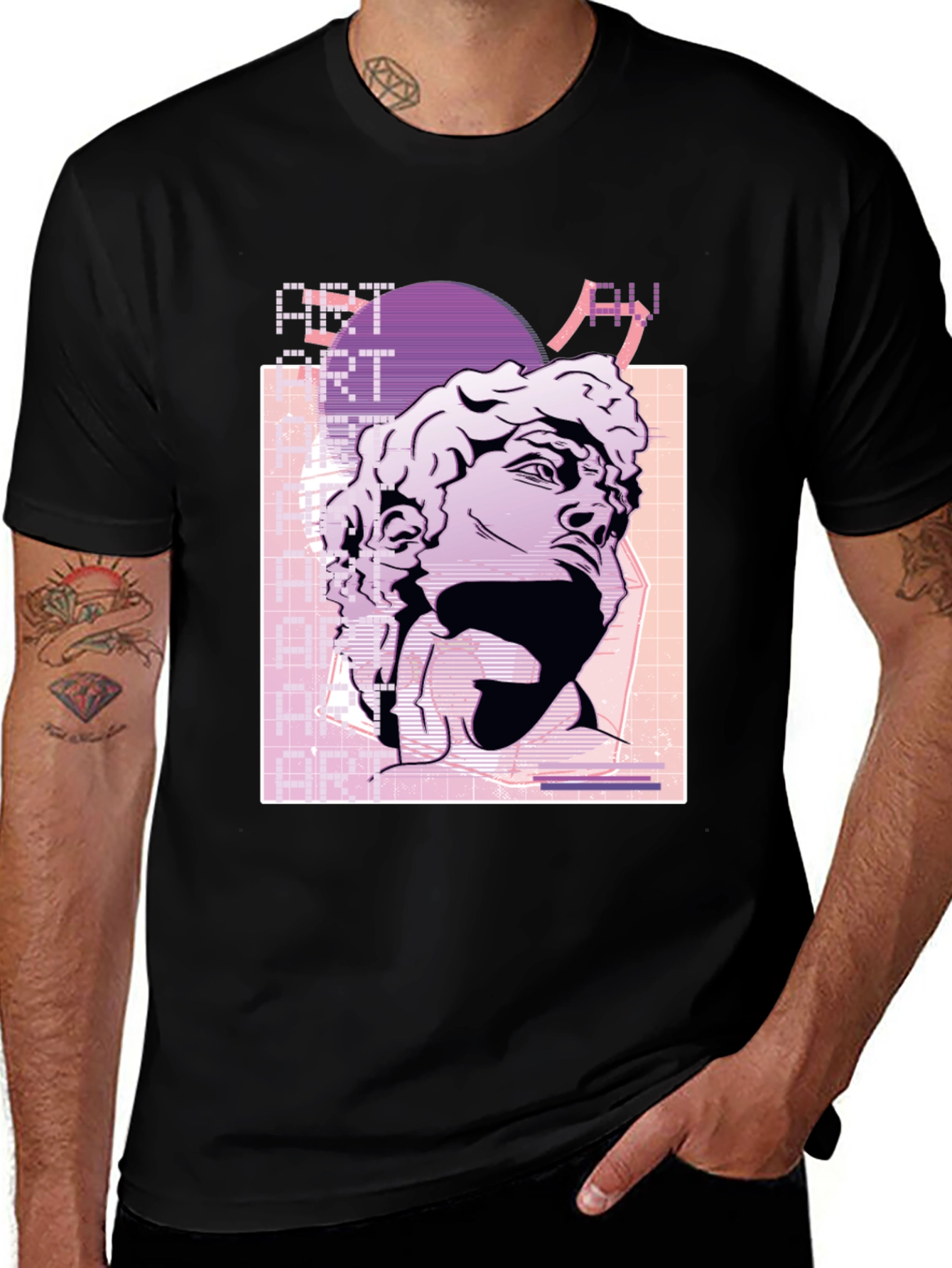Variant 13 of Art Aesthetic Statue Graphic T-Shirt