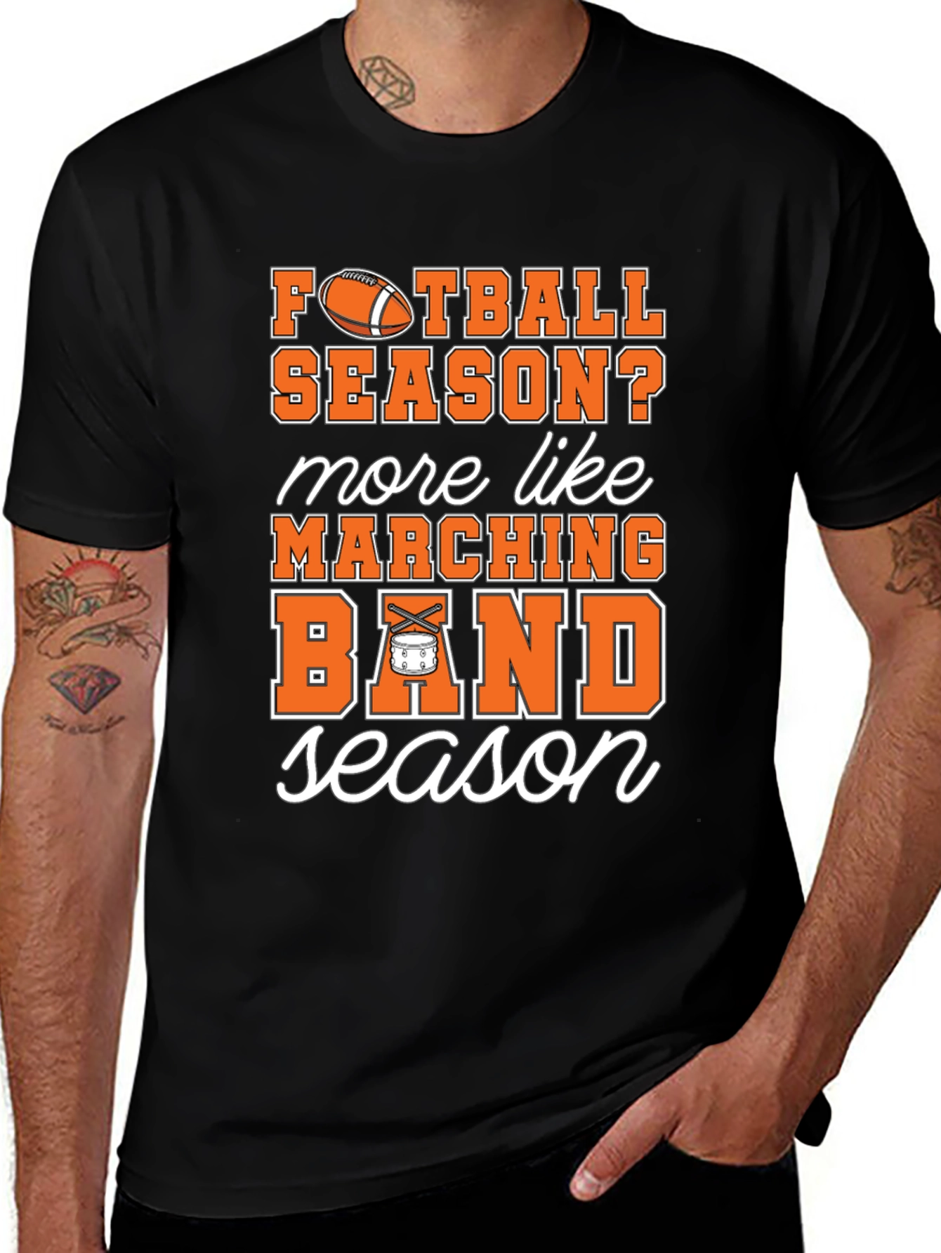 Variant 14 of Marching Band Season Graphic Tee