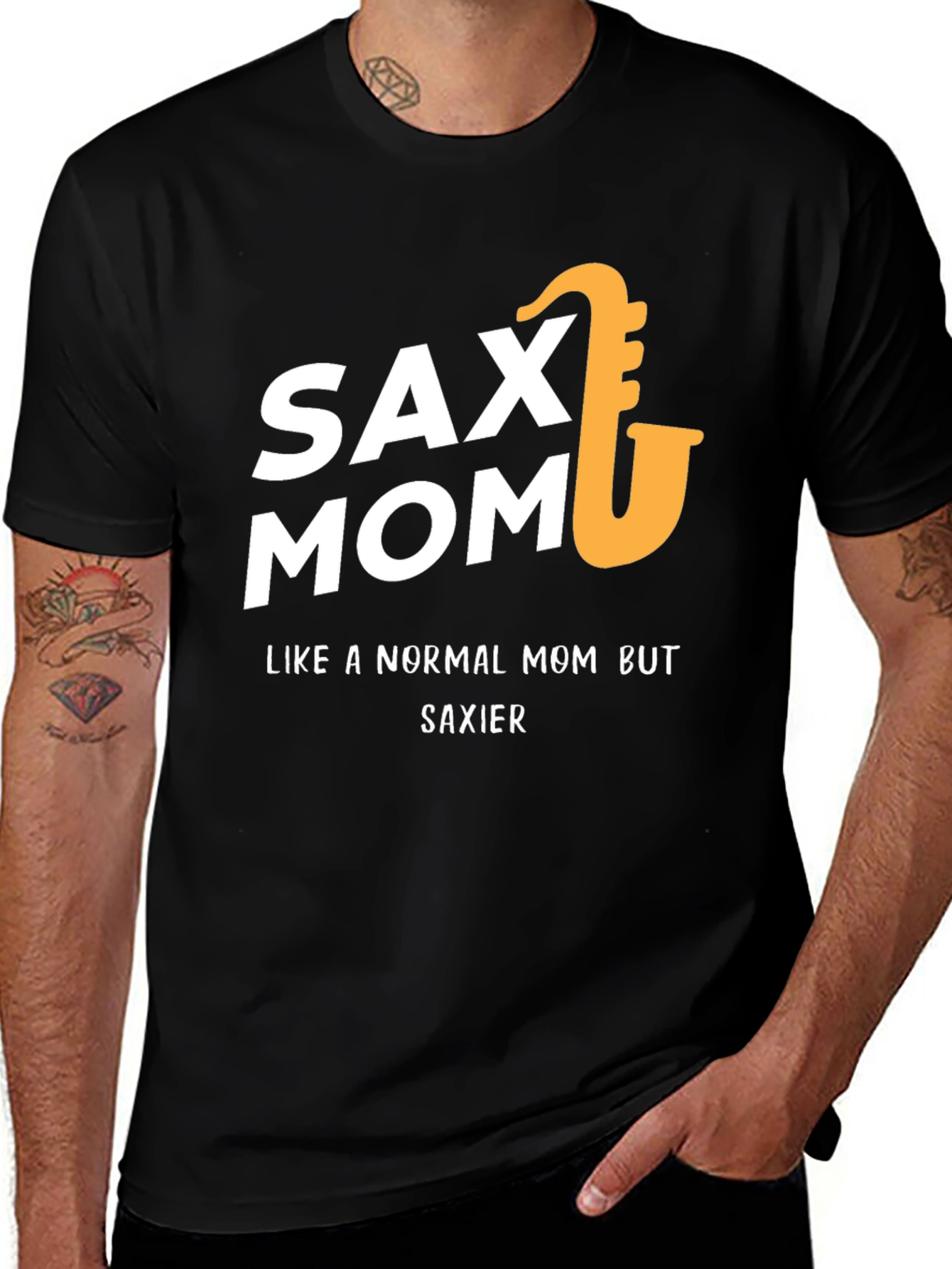 Sax Mom T-Shirt - Like a Normal Mom But Saxier