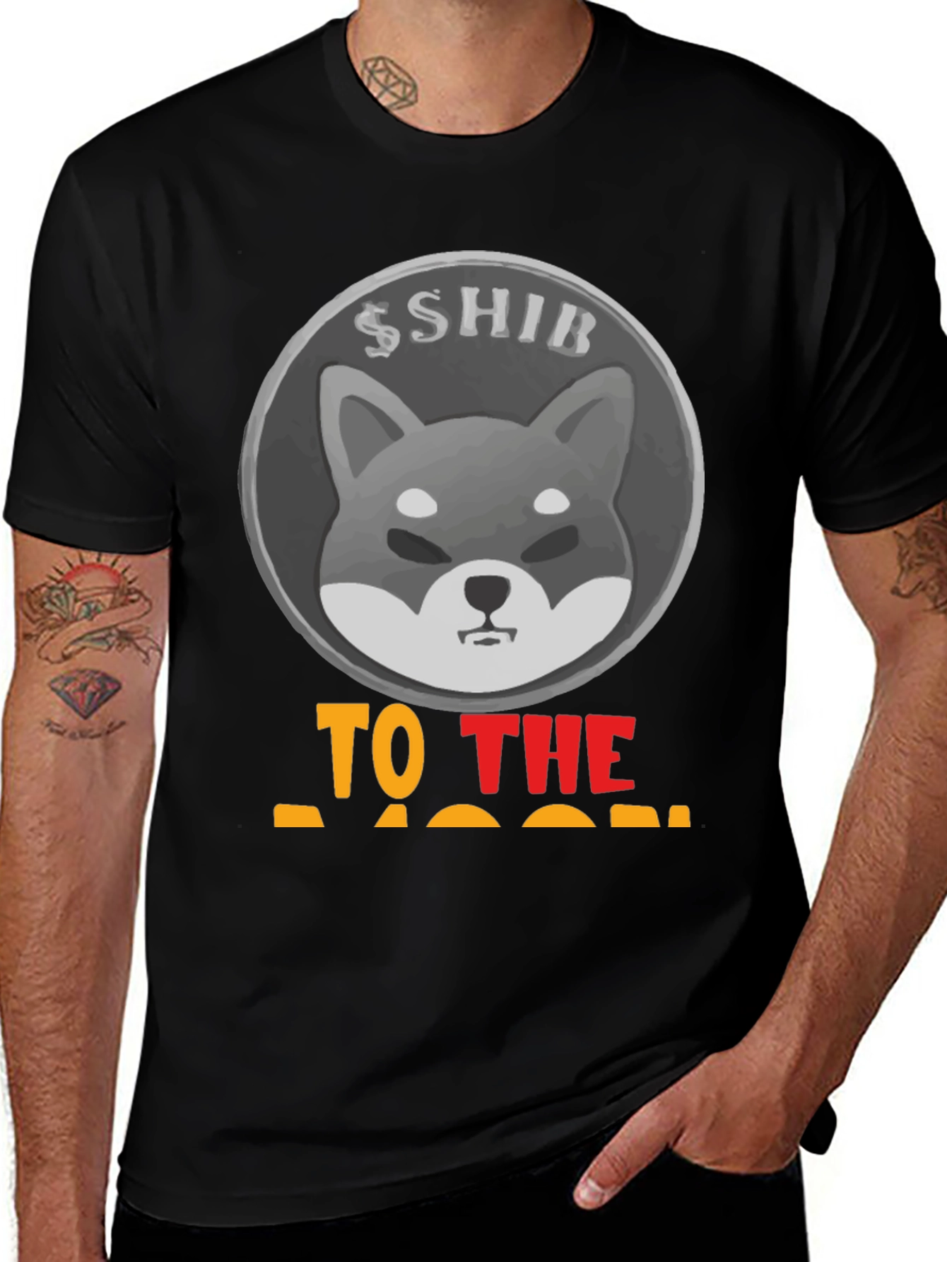 Shiba Inu To The Moon Crypto T-Shirt