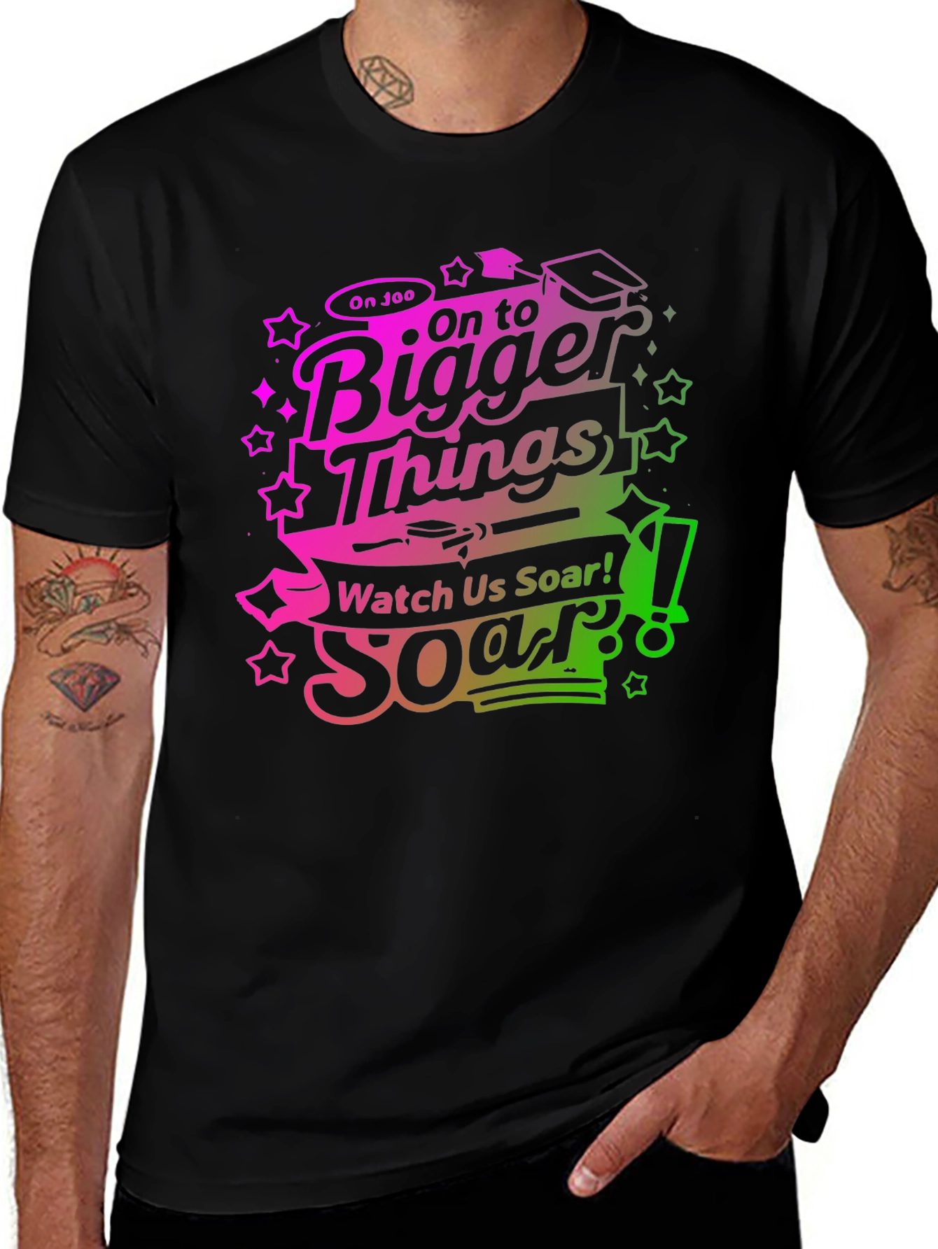 Variant 22 of On To Bigger Things Graduation T-Shirt