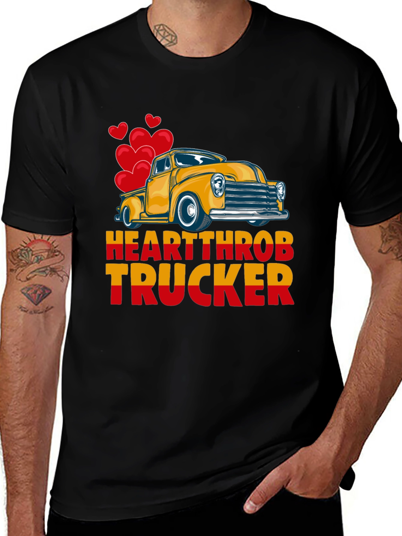 Variant 20 of Heartthrob Trucker Graphic Tee