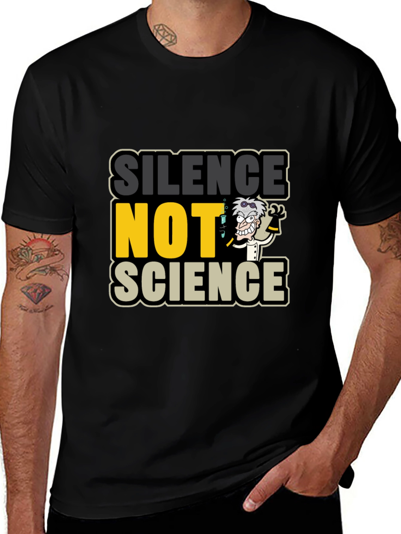 Variant 26 of Silence NOT Science Graphic T-Shirt