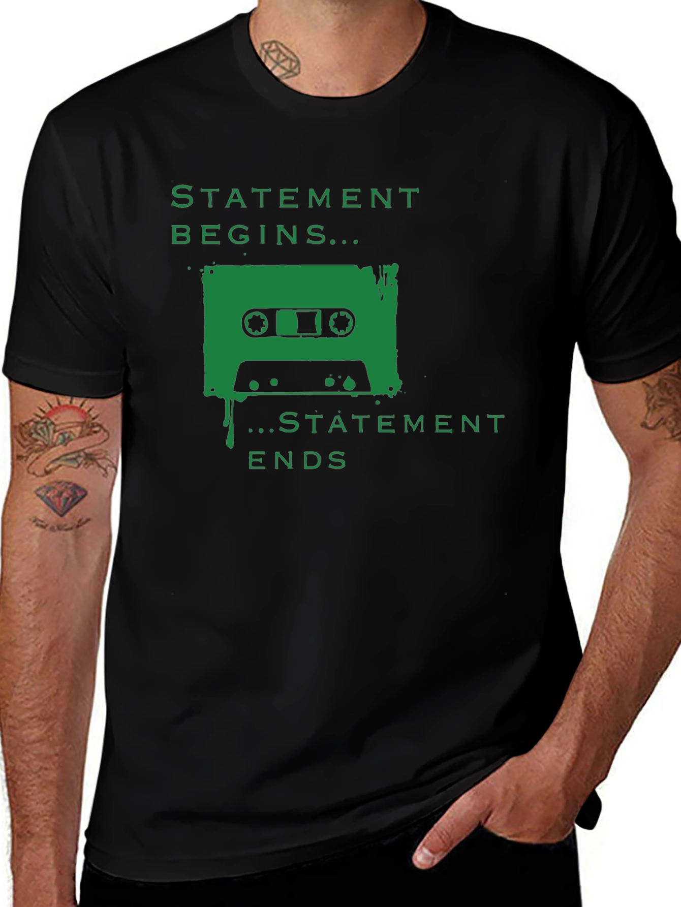 Variant 30 of Statement Begins Cassette T-Shirt