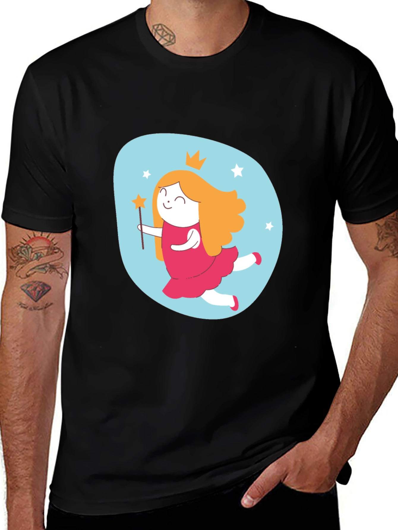 Fairy Tale T-Shirt - Black Graphic Tee