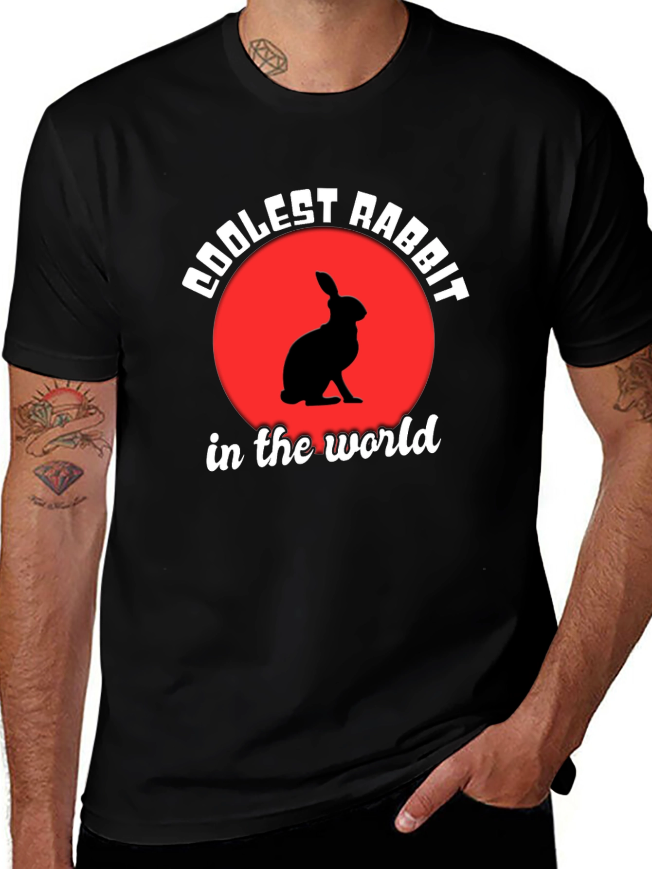 Variant 6 of Coolest Rabbit in the World Graphic T-Shirt