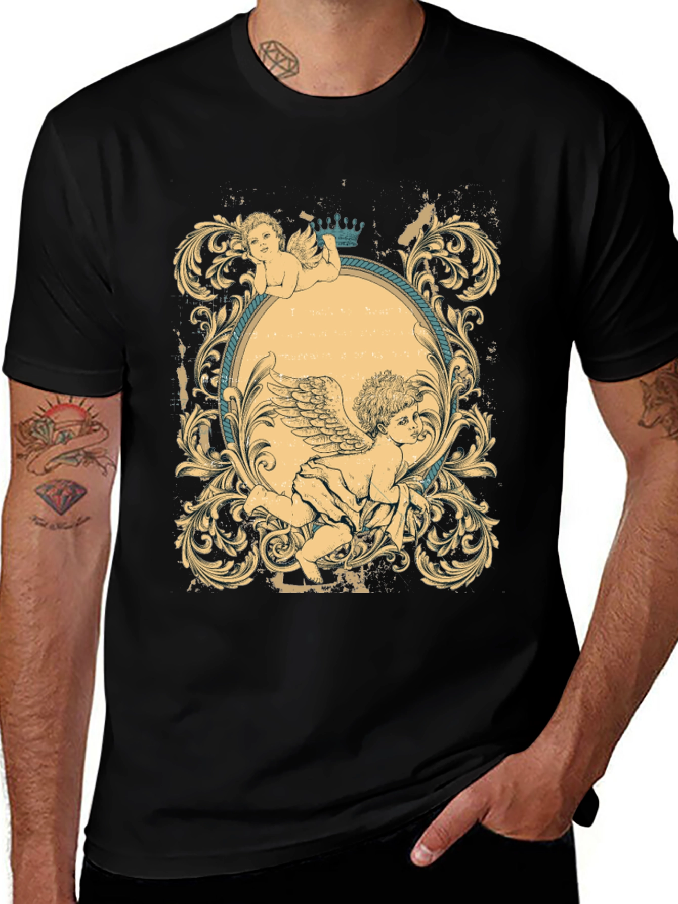 Variant 20 of Cherub Graphic T-Shirt - Vintage Style