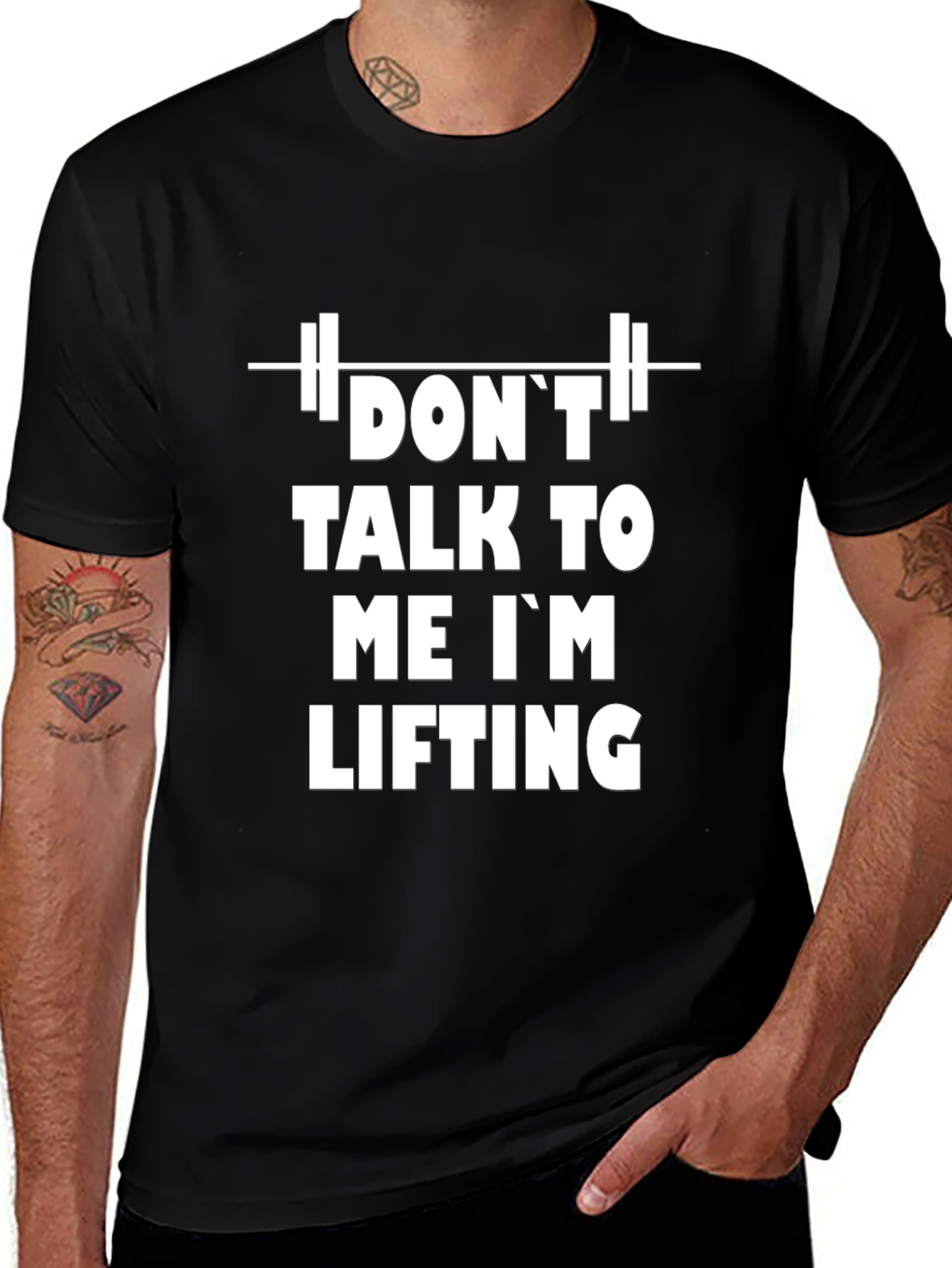 Variant 20 of Don't Talk To Me I'm Lifting T-Shirt