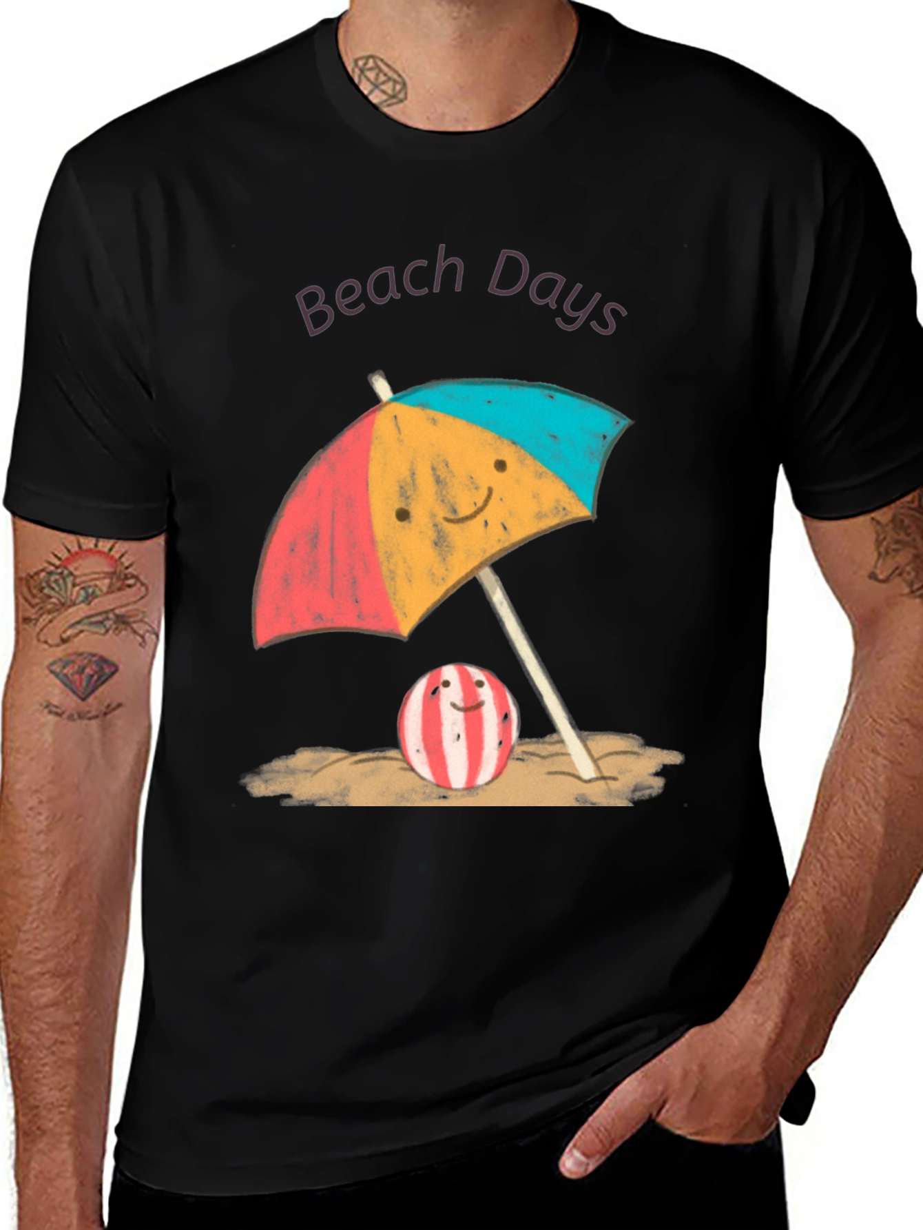 Variant 8 of Beach Days Graphic T-Shirt