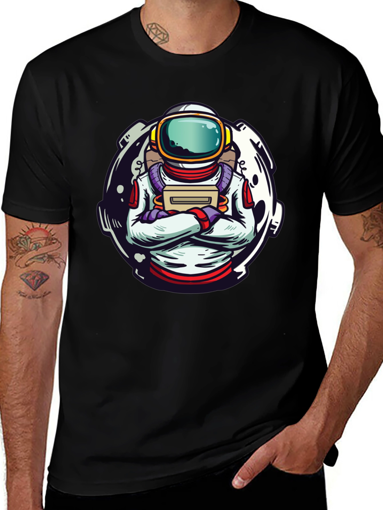 Variant 4 of Astronaut T-Shirt - Cool Graphic Design