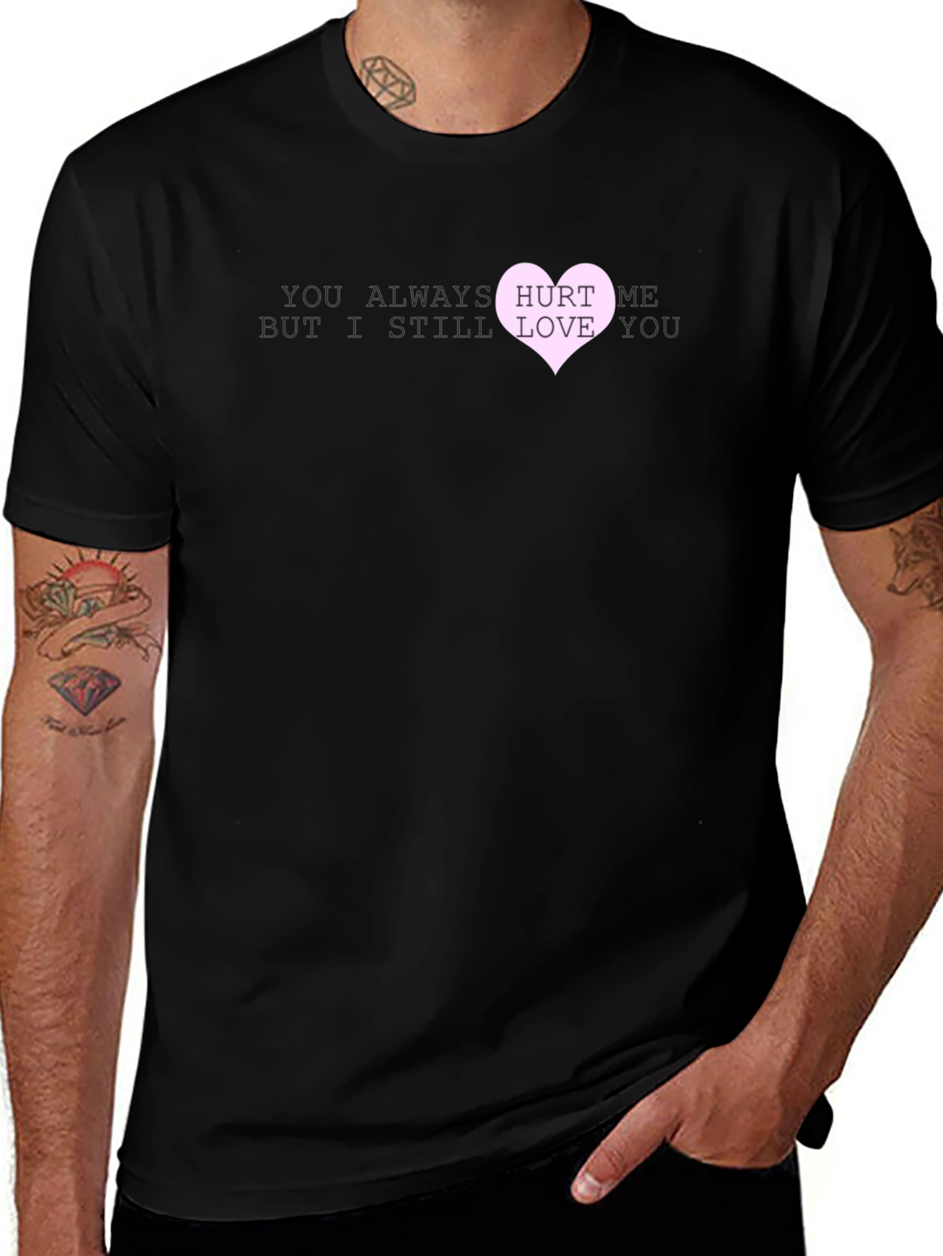 Variant 6 of Hurt Me Love You Graphic T-Shirt