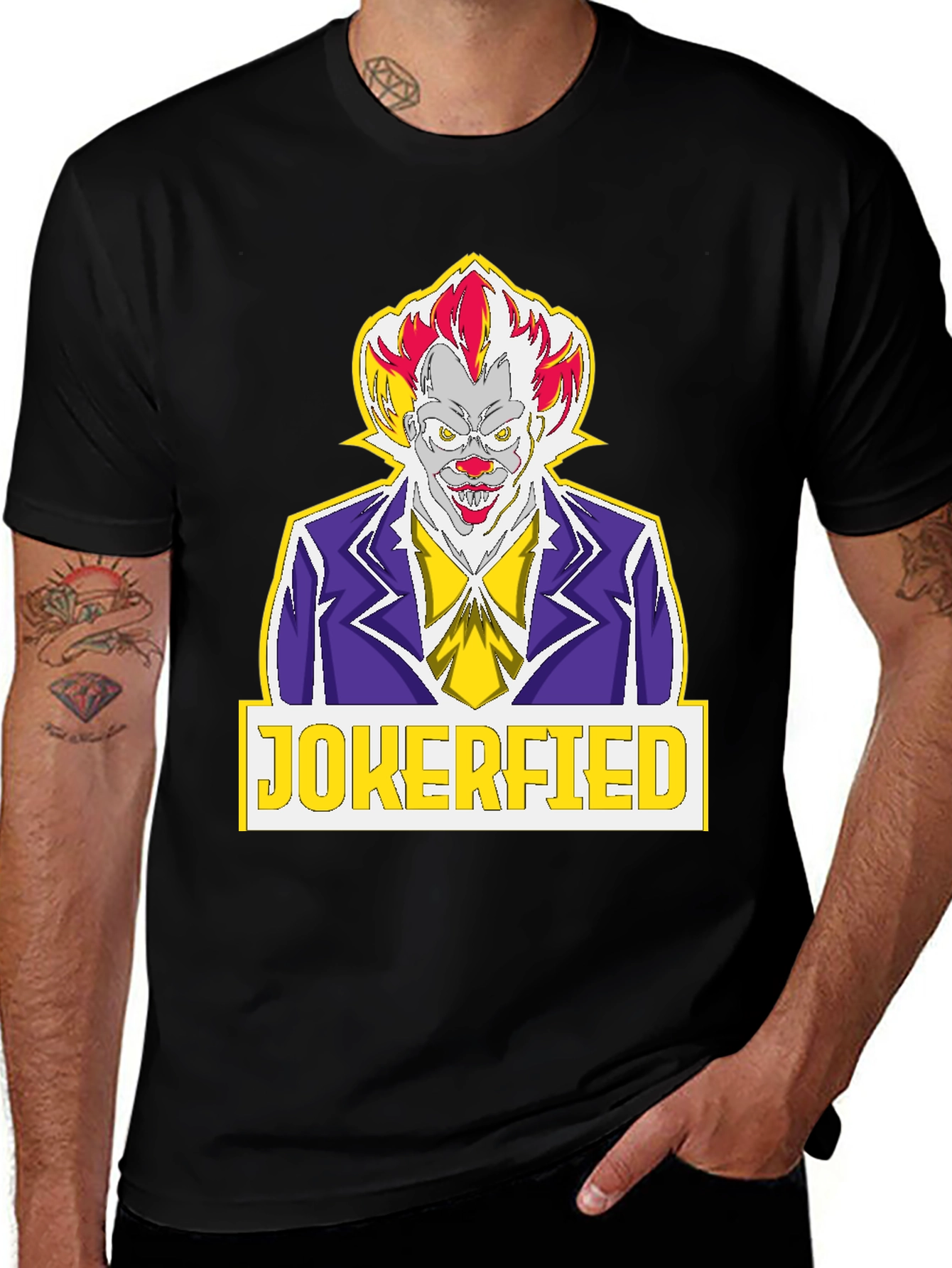 Variant 28 of Jokerfied Graphic Tee - Clown Style
