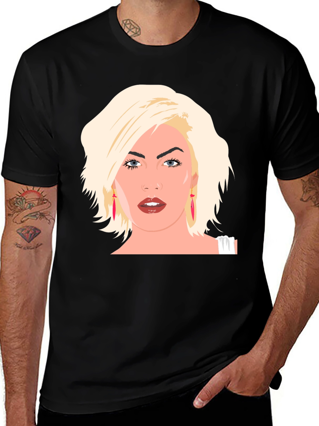 Variant 29 of Blonde Hair Woman Graphic Tee