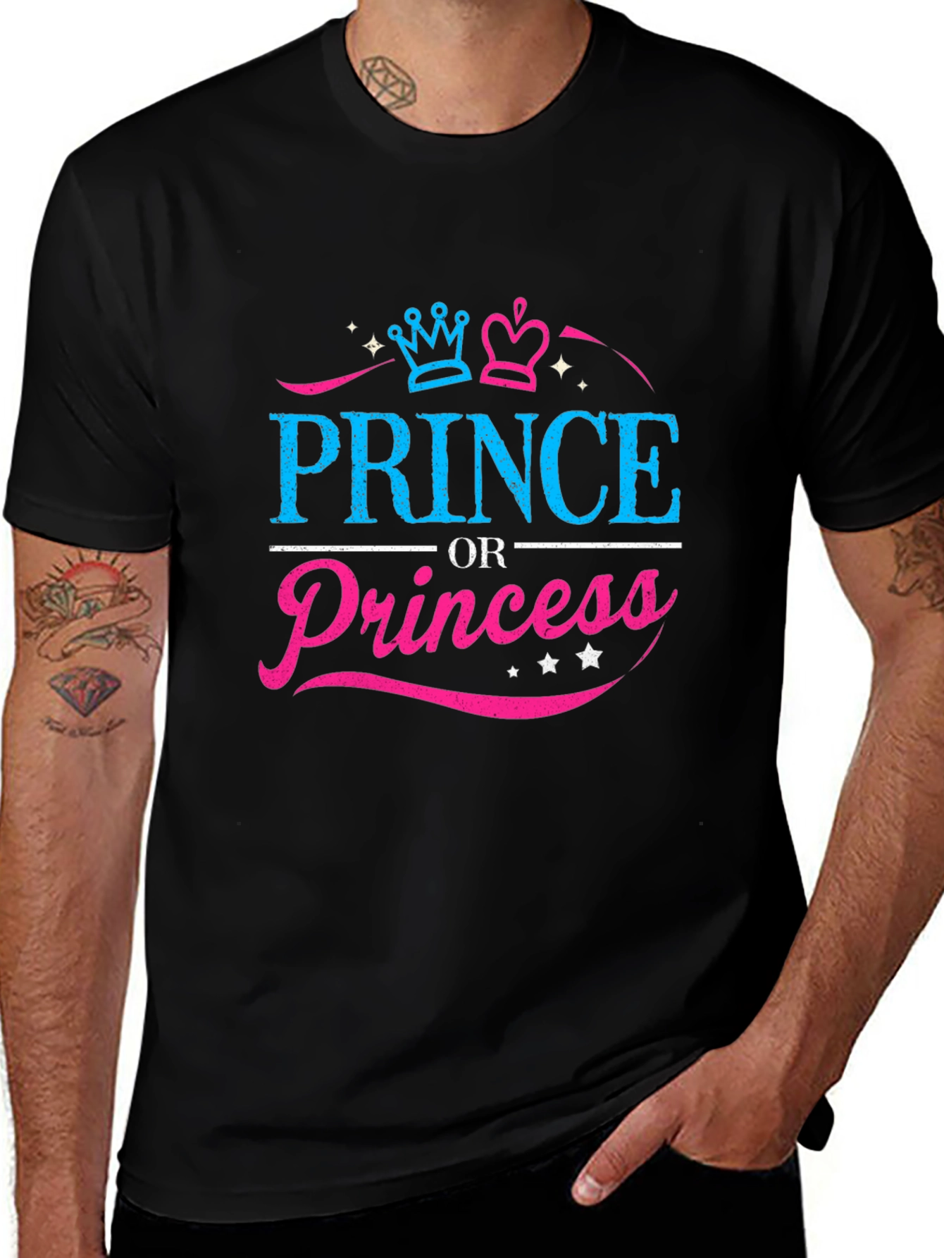 Variant 12 of Prince or Princess Gender Reveal T-Shirt