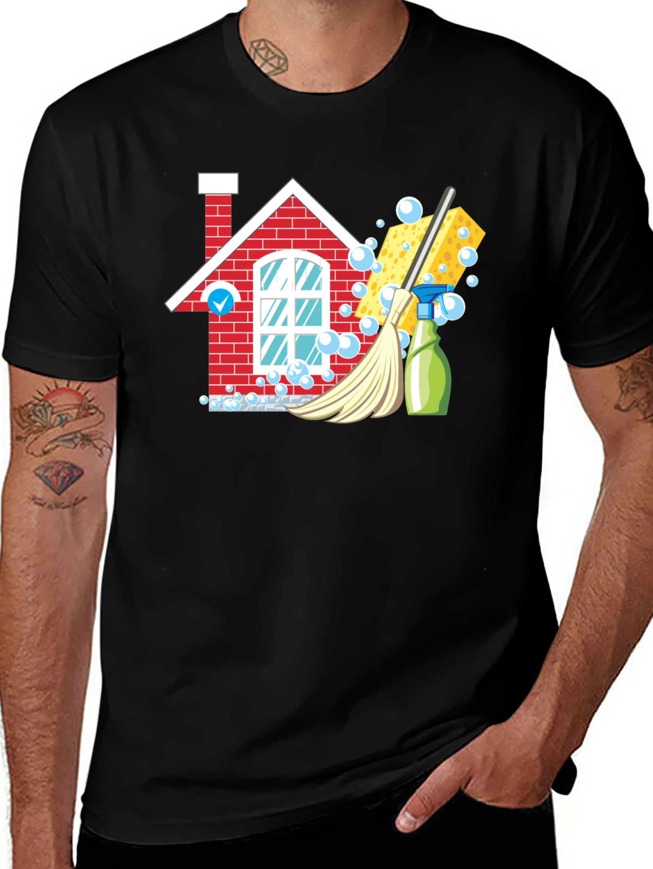 Variant 13 of Cleaning Services T-Shirt