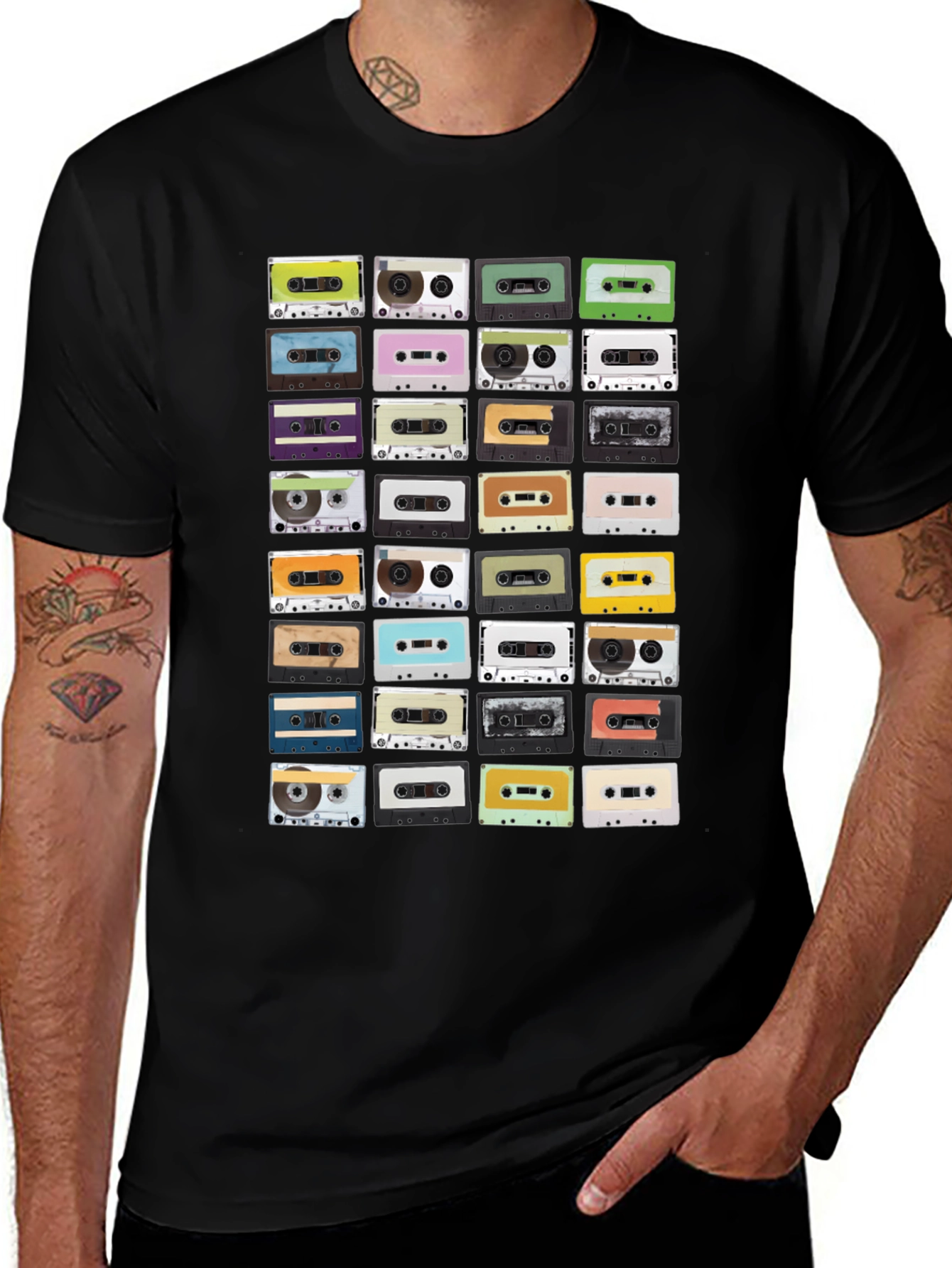Variant 22 of Retro Cassette Tape T-Shirt - Music Lover Tee