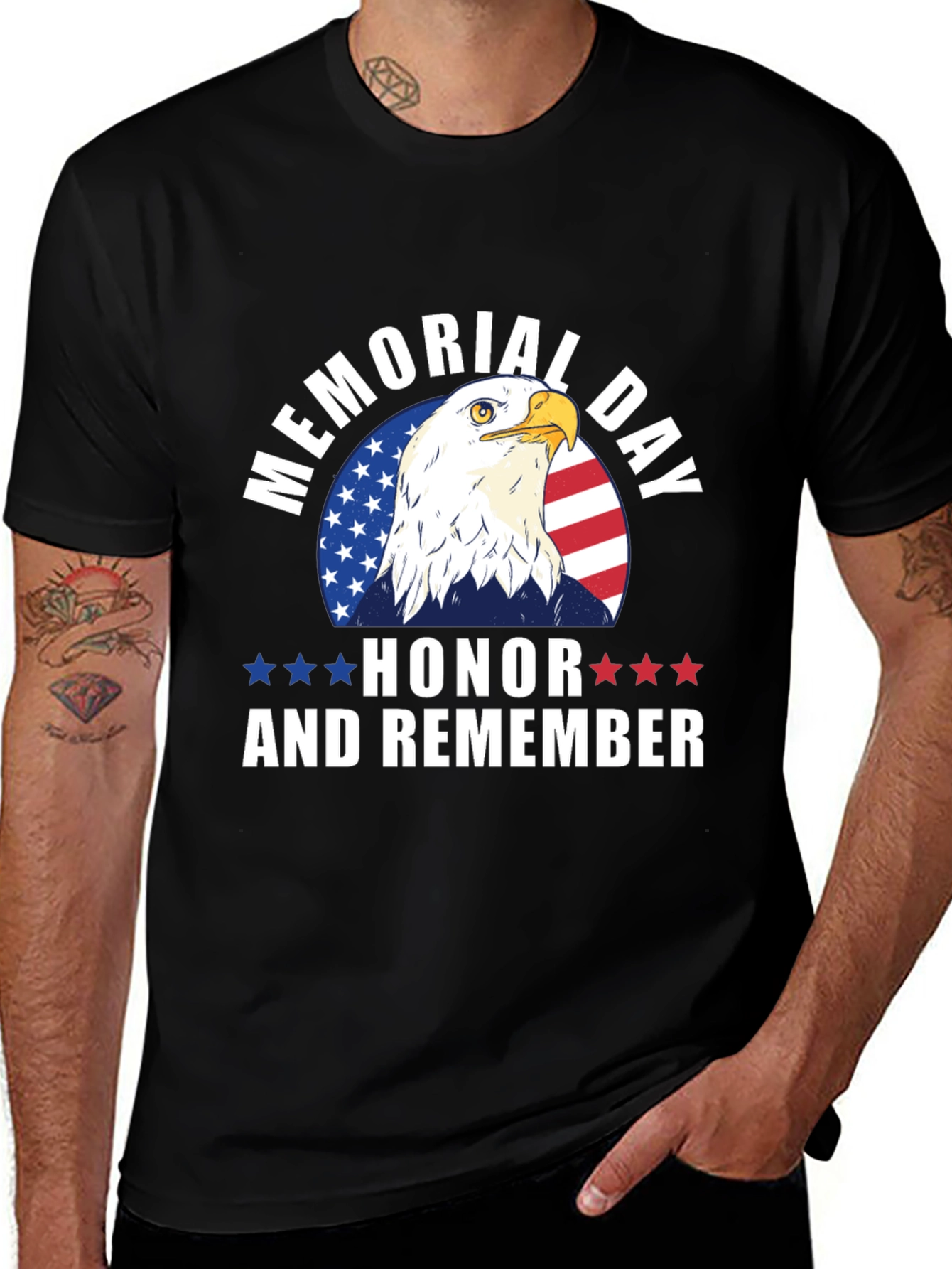 Memorial Day Eagle T-Shirt