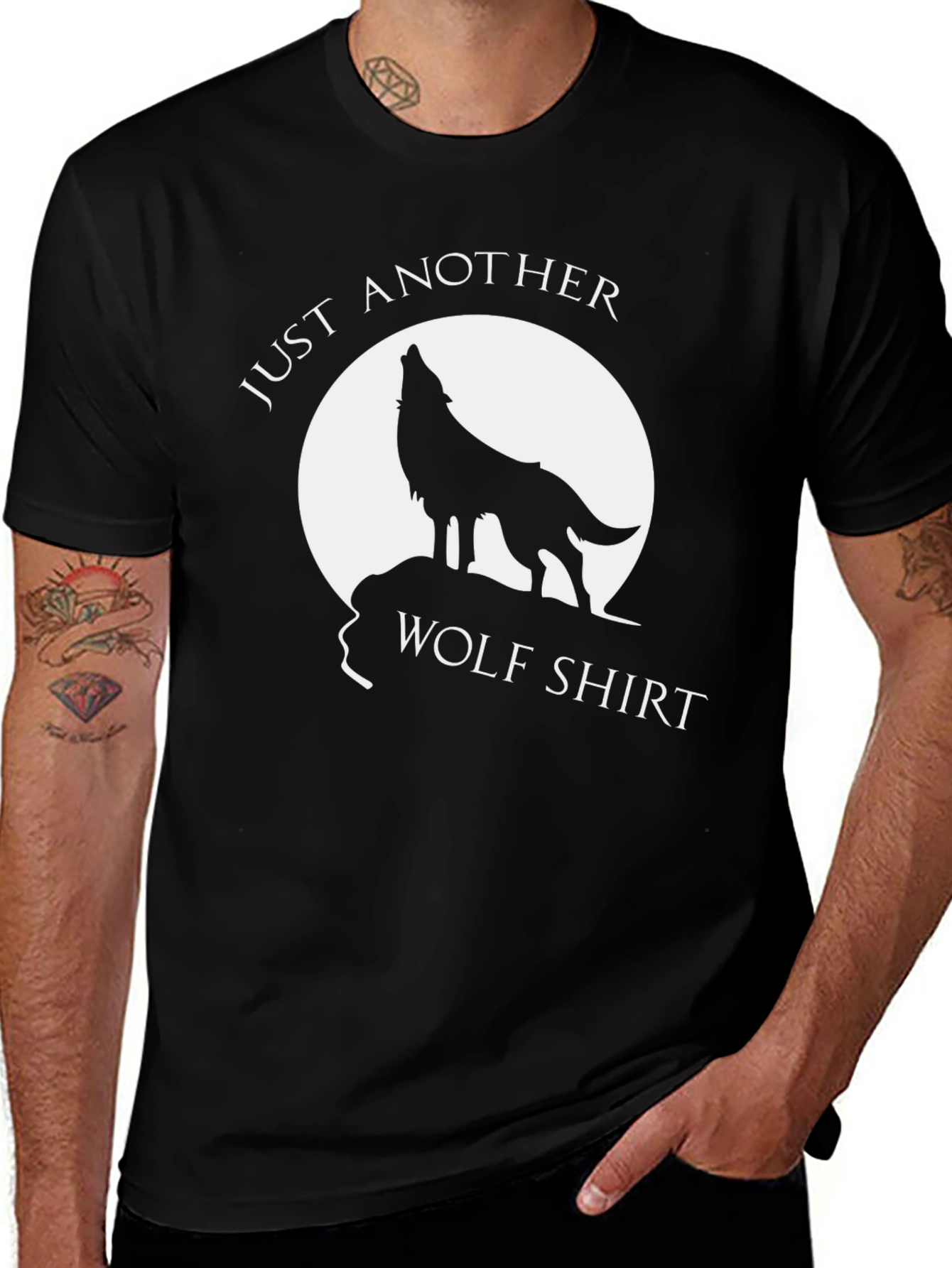 Variant 8 of Just Another Wolf Shirt - Novelty Graphic Tee