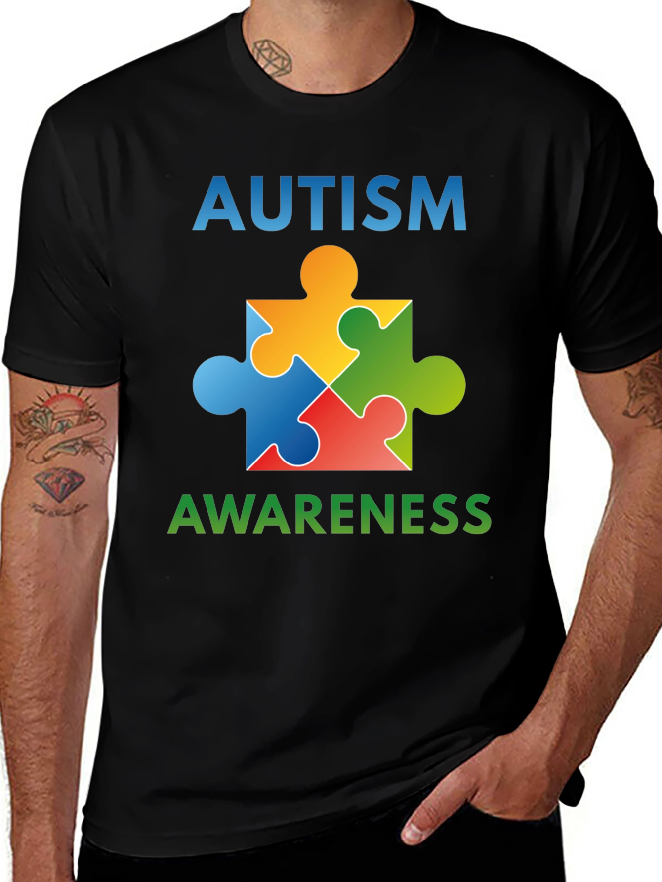 Autism Awareness Puzzle Piece T-Shirt