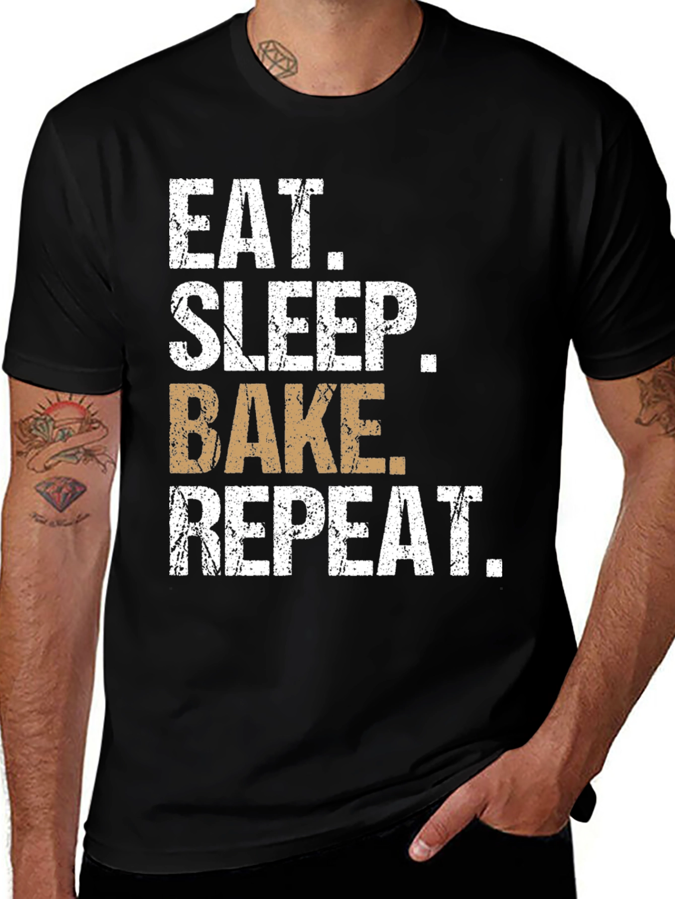 Variant 20 of Eat Sleep Bake Repeat T-Shirt
