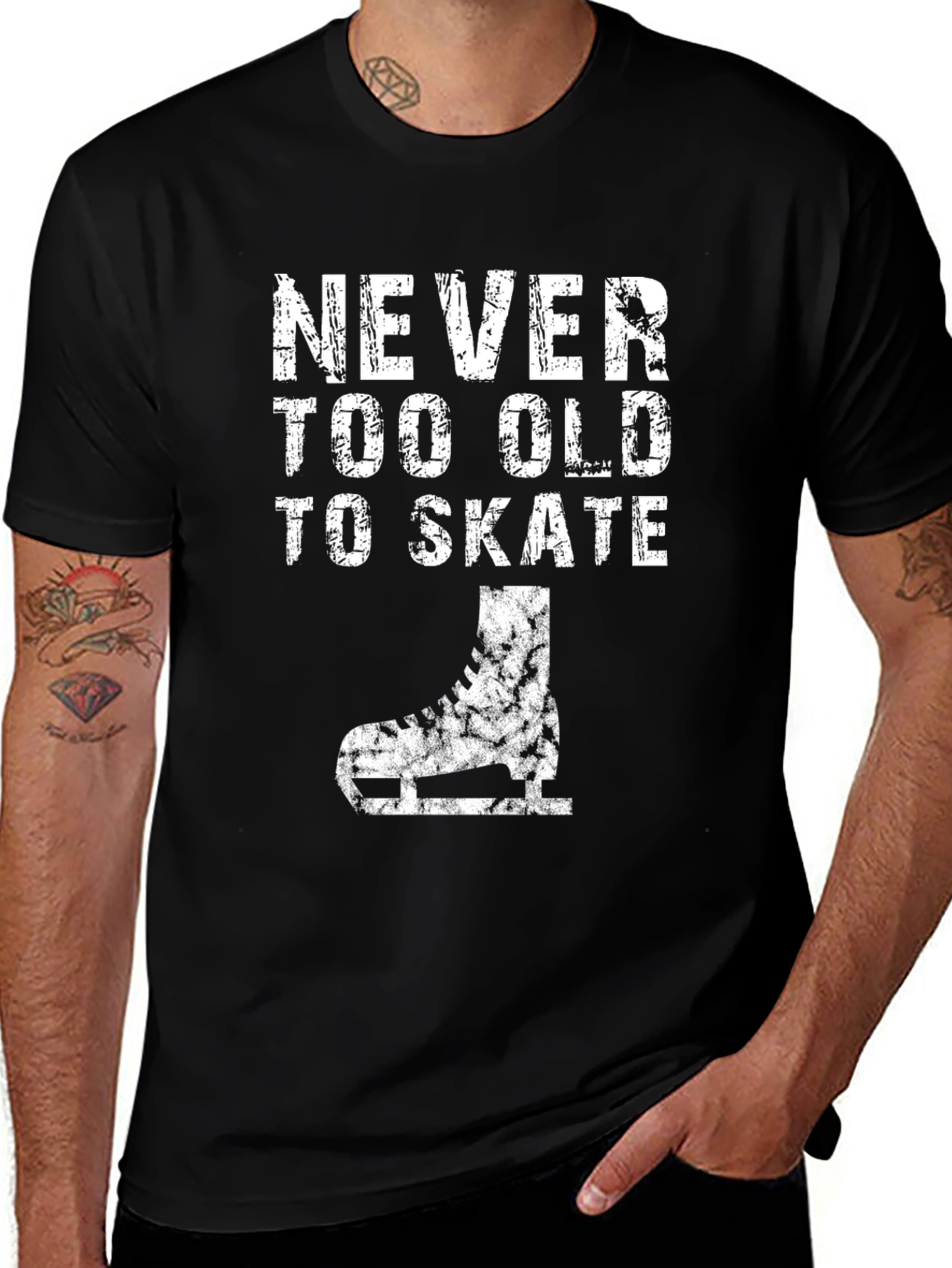 Variant 27 of Never Too Old to Skate T-Shirt