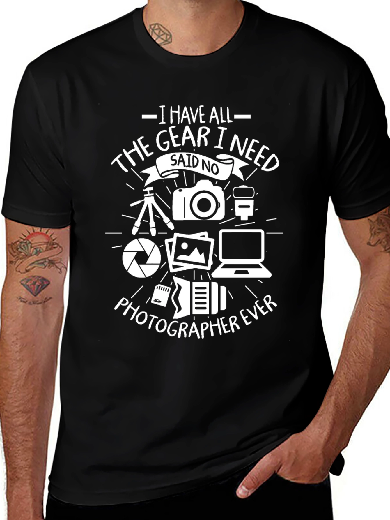 Variant 6 of Photographer Gear T-Shirt - Funny Gift for Photography Lovers