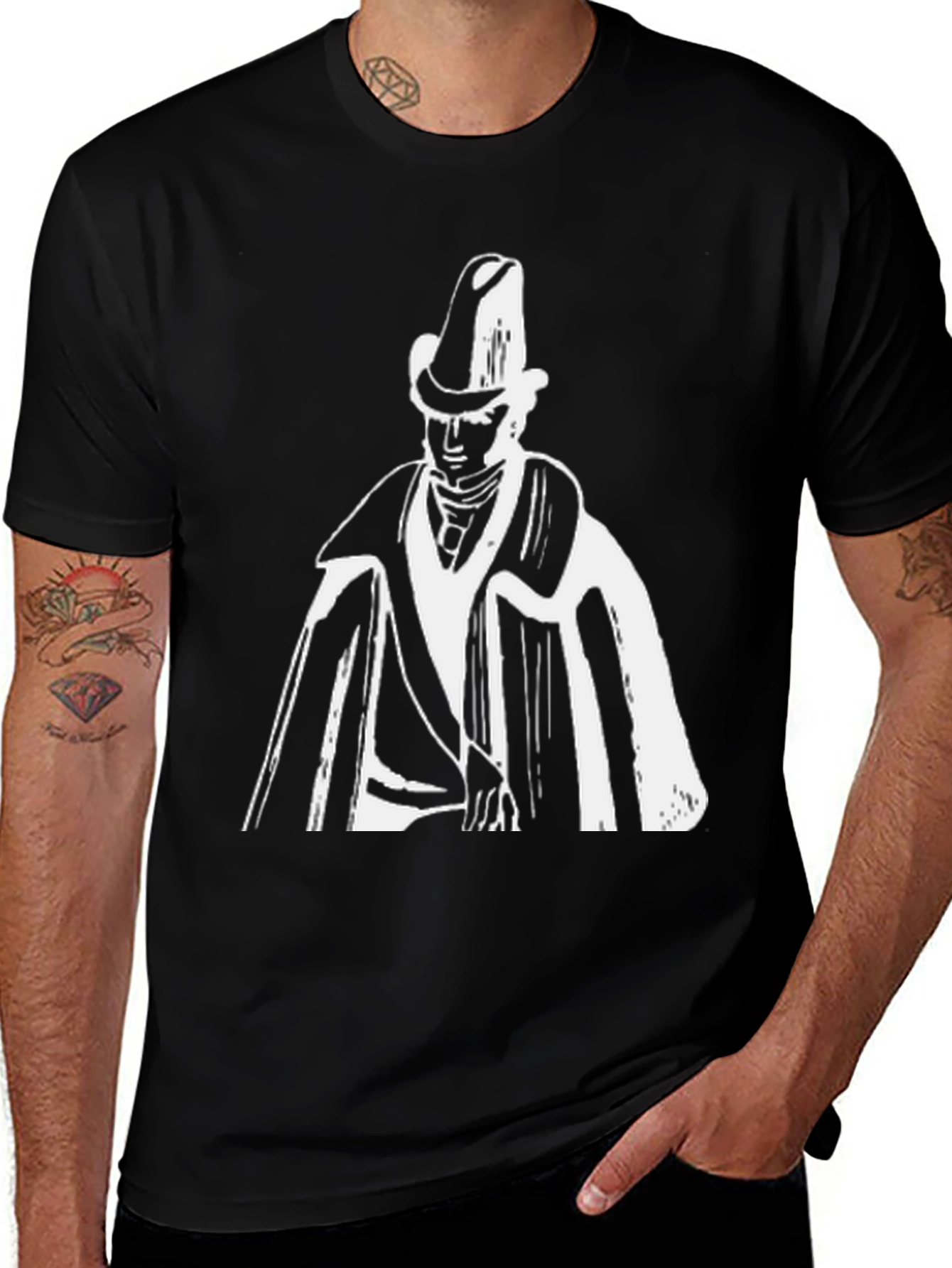 Gentleman Silhouette Tee - Classic Style