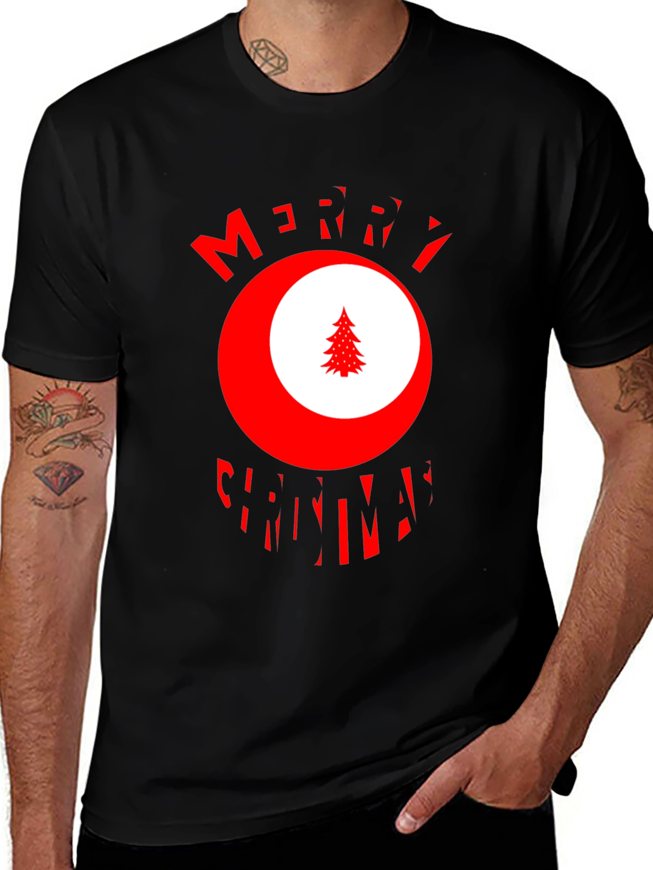 Variant 18 of Festive Merry Christmas Graphic T-Shirt