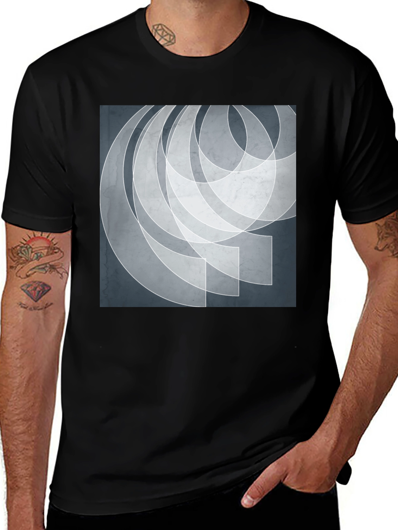 Variant 2 of Abstract Graphic T-Shirt - Modern Artistic Tee