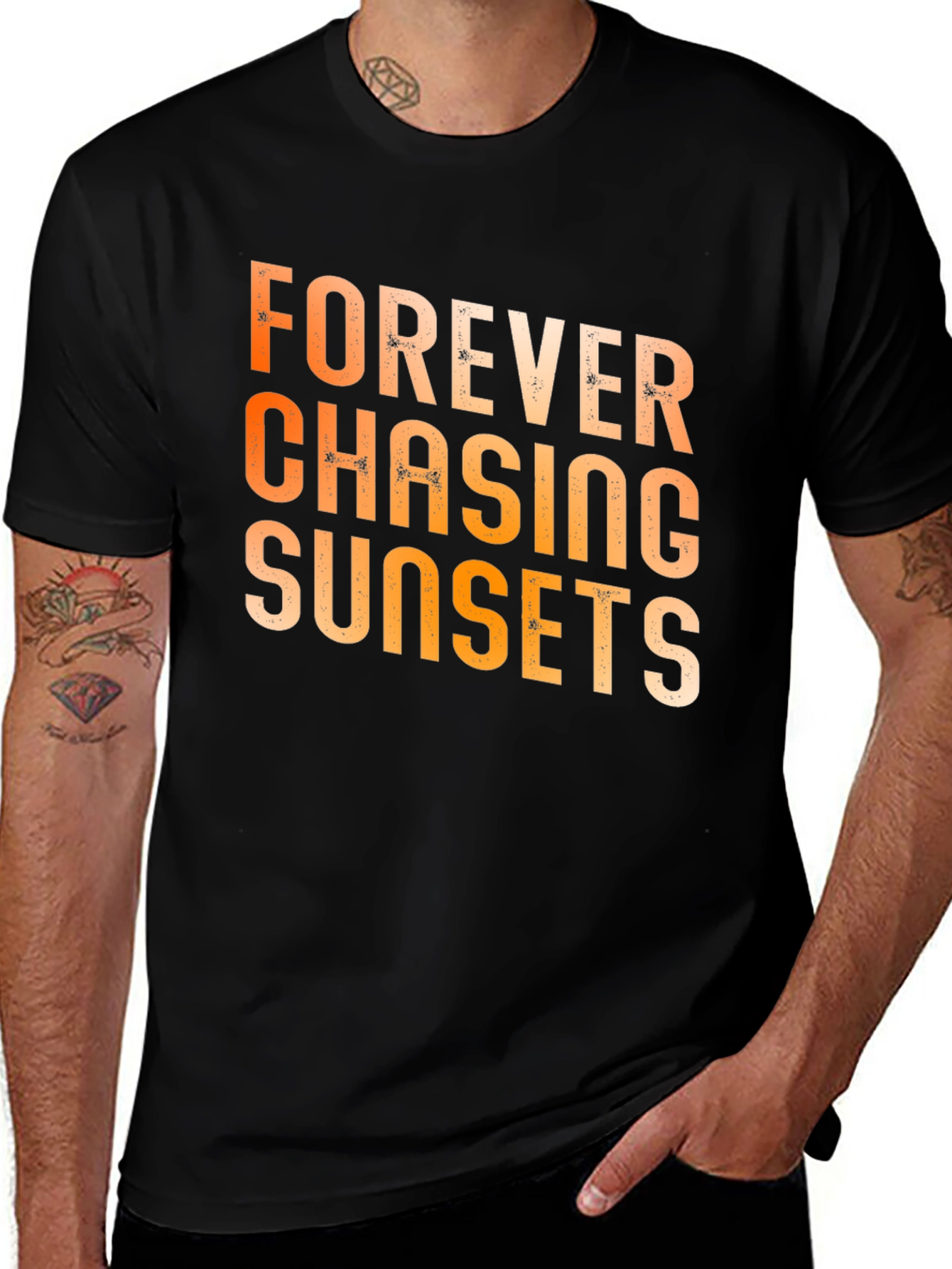 Variant 25 of Forever Chasing Sunsets Graphic T-Shirt