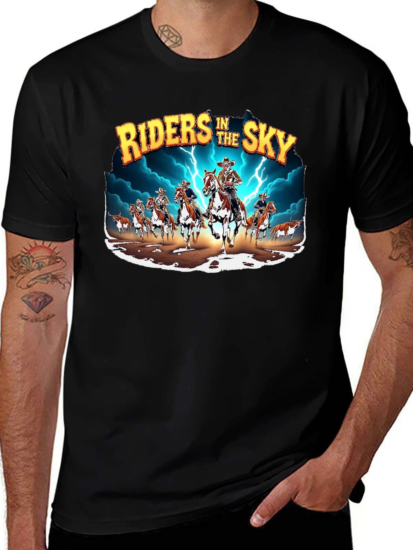 Variant 26 of Riders in the Sky Graphic Tee