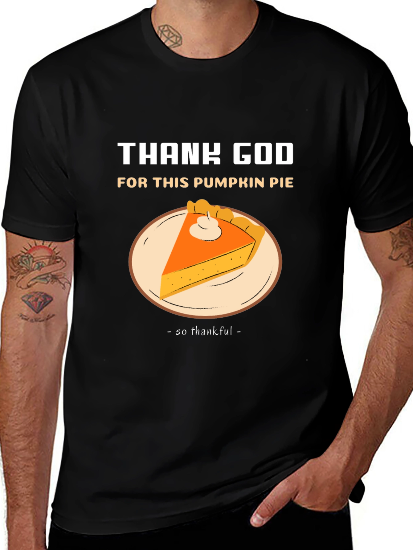 Variant 30 of Thank God For Pumpkin Pie T-Shirt