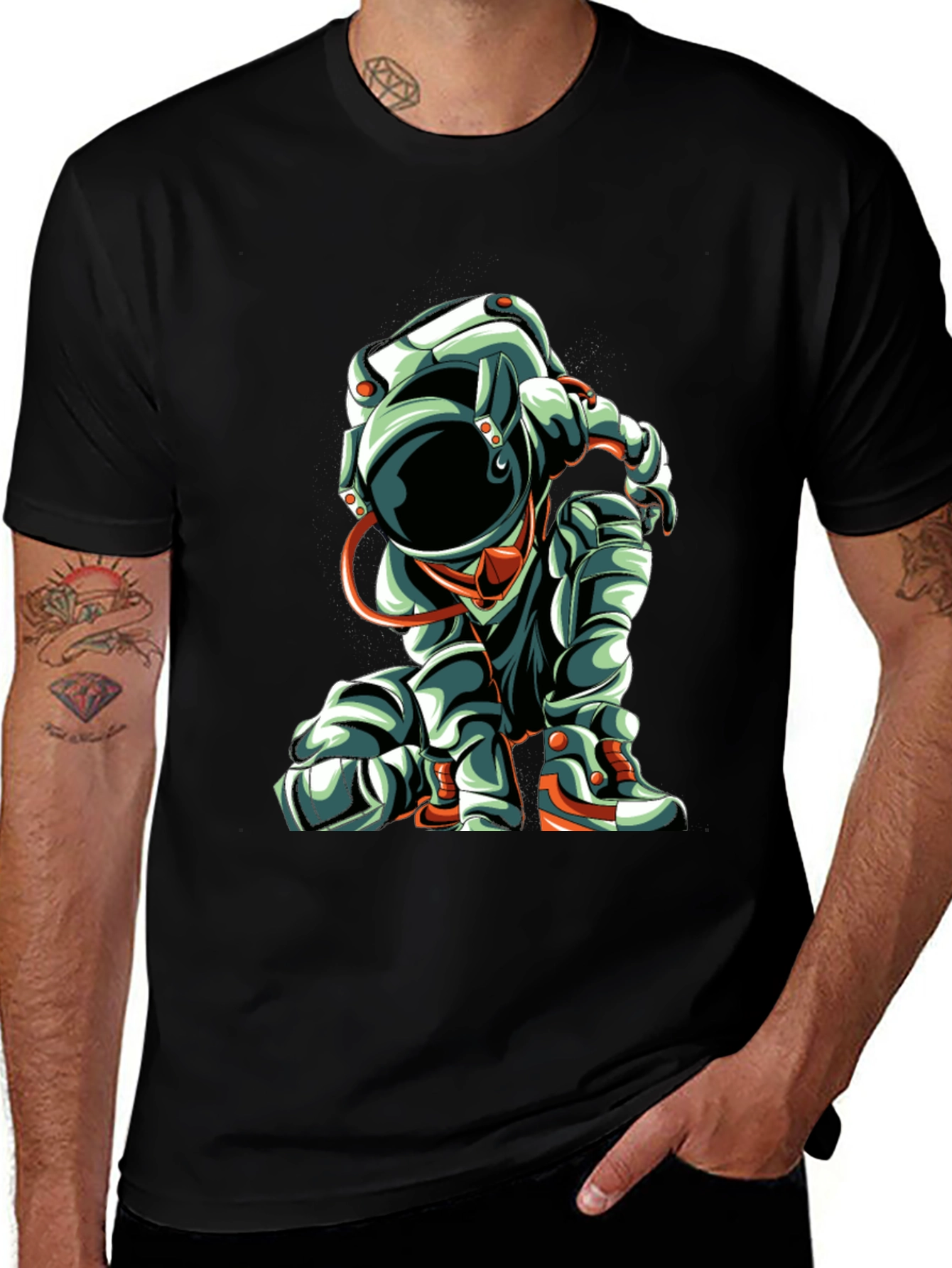 Astronaut Graphic T-Shirt - Space Explorer Tee