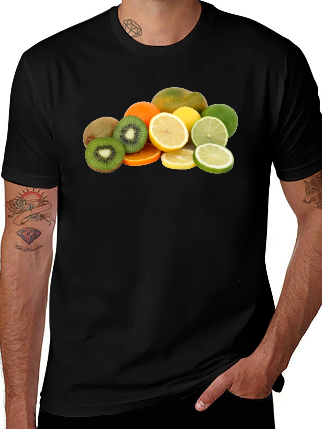Variant 8 of Fruity Graphic Tee - Fresh & Fun!