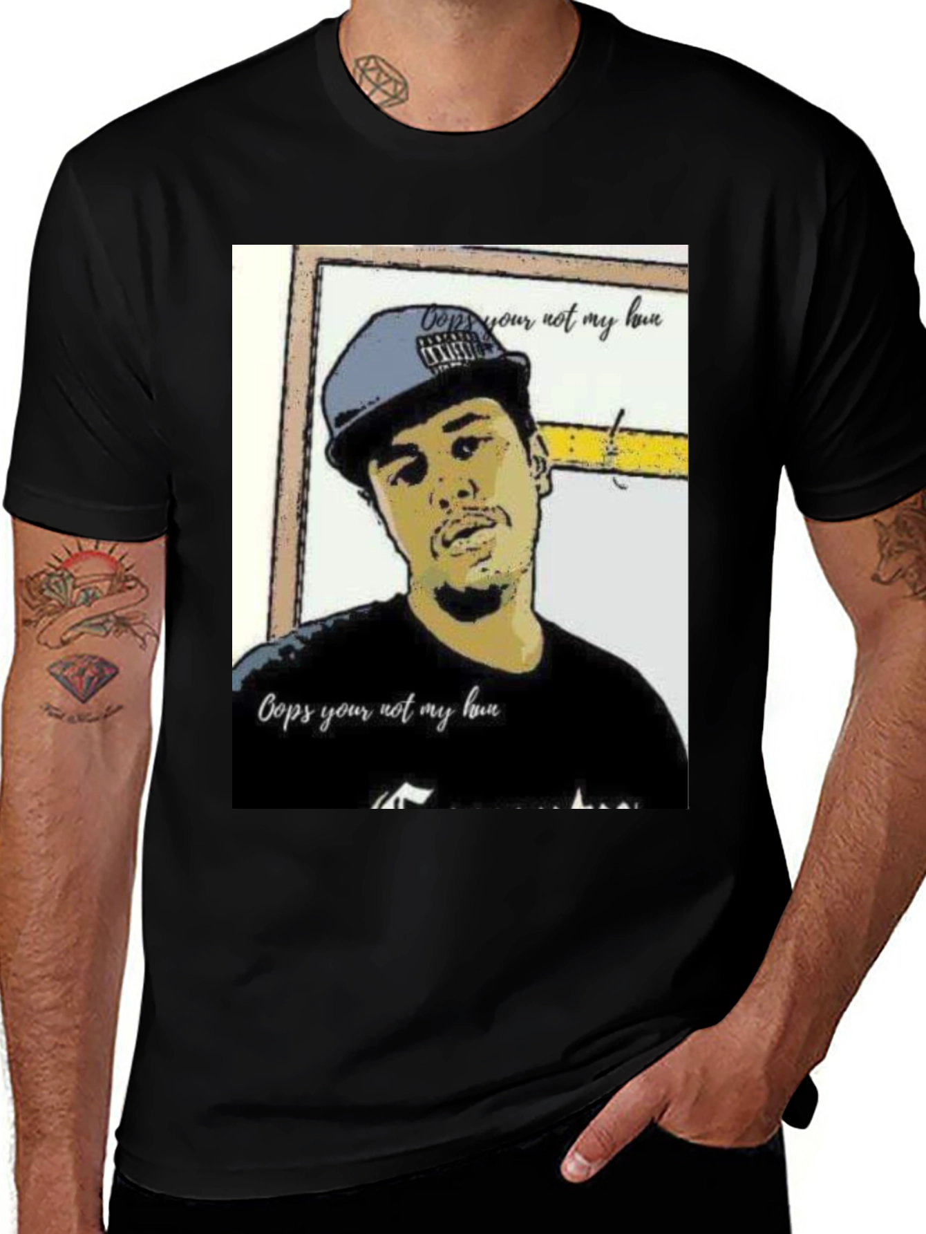 Variant 20 of Cops Your Not My Homie Graphic Tee