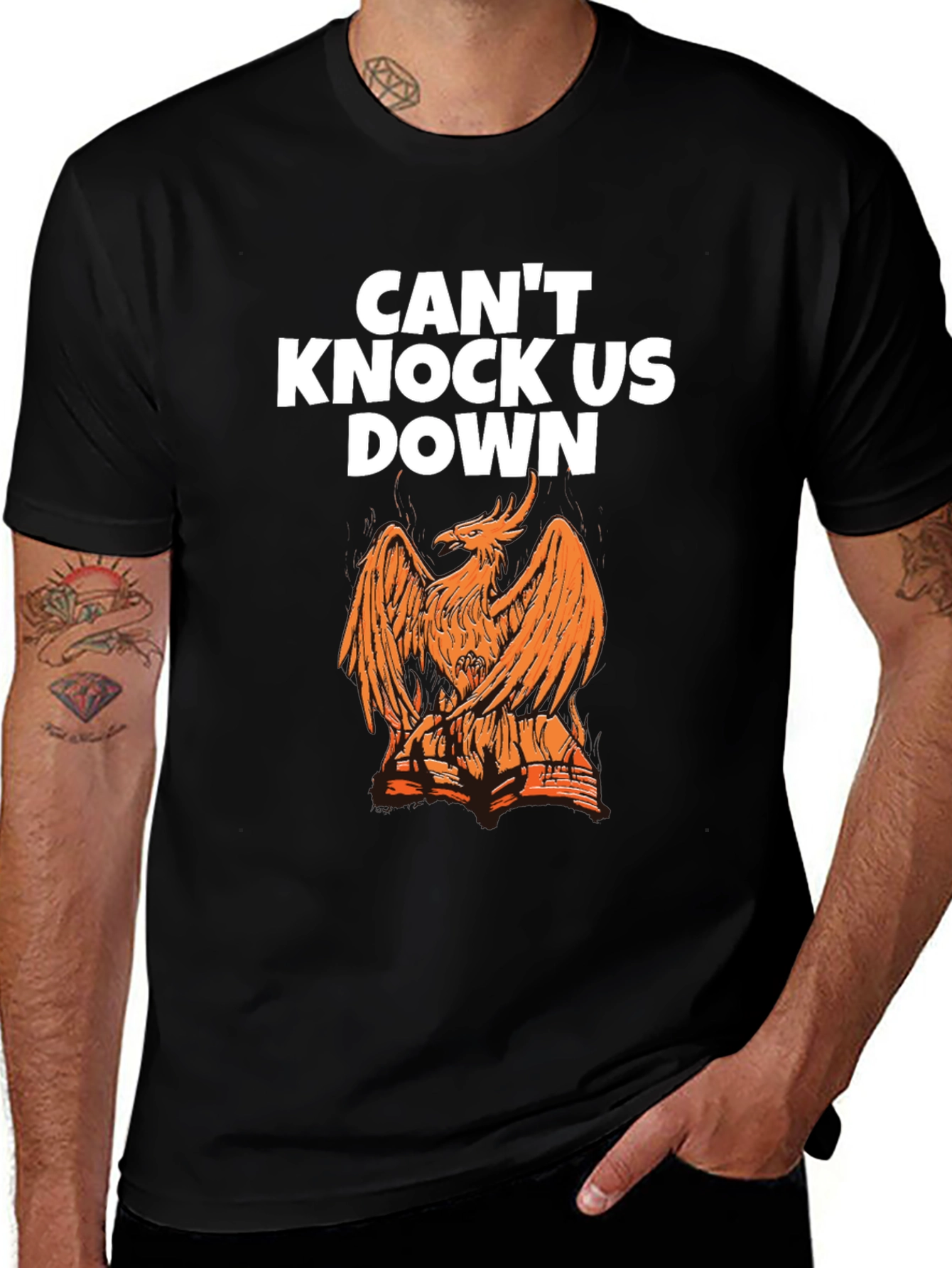 Variant 23 of Phoenix Graphic T-Shirt - Can't Knock Us Down