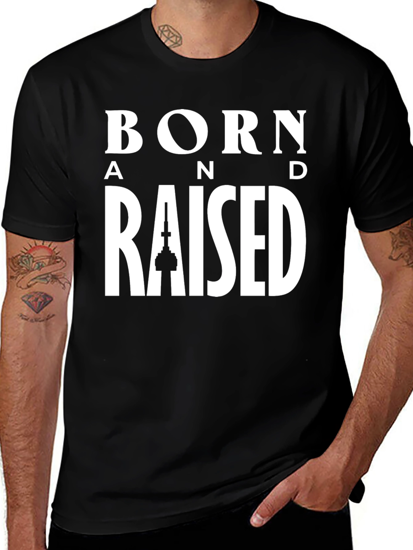 Variant 17 of Born and Raised Graphic T-Shirt - City Pride Tee