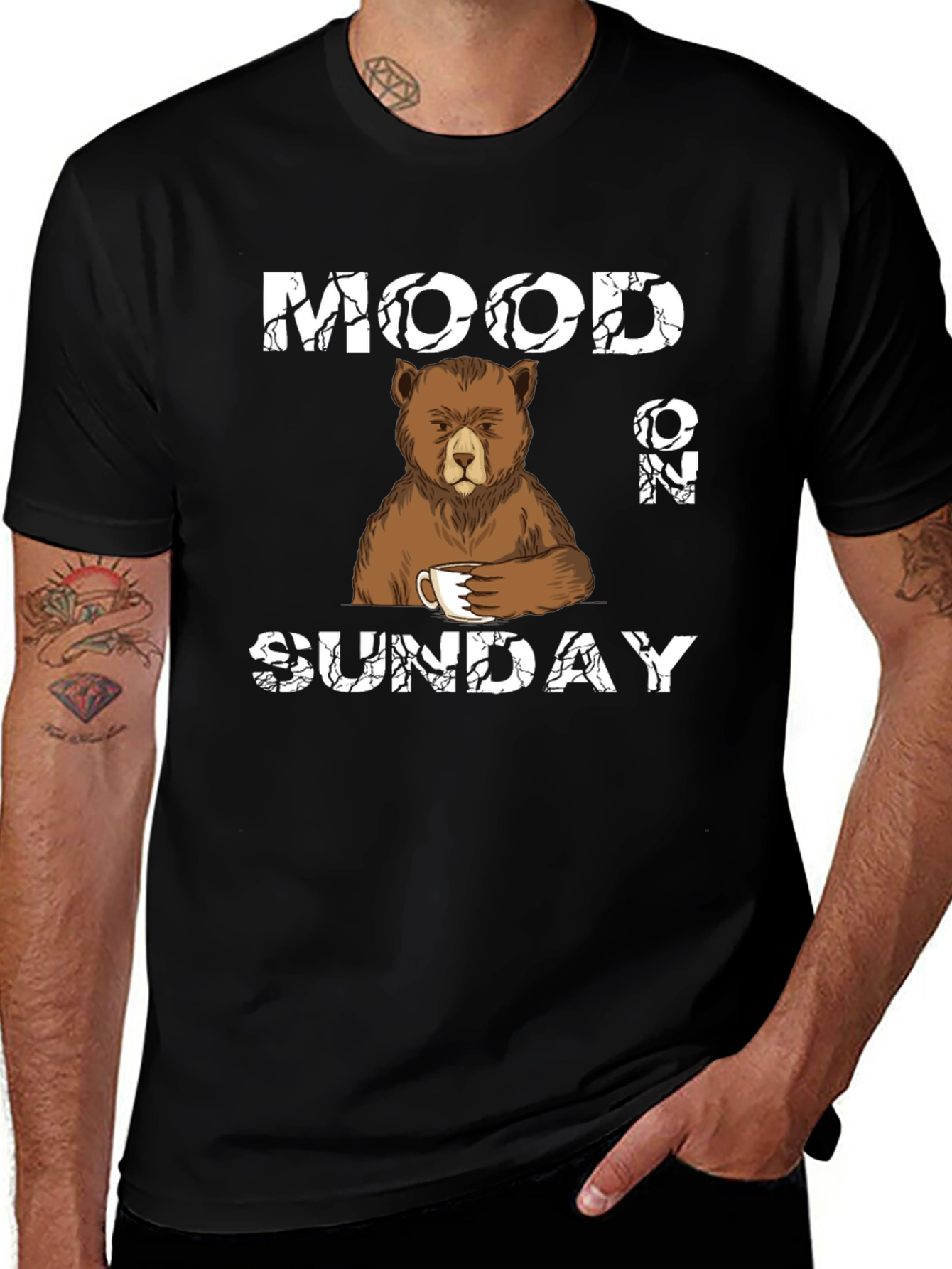 Variant 4 of Mood on Sunday Bear T-Shirt