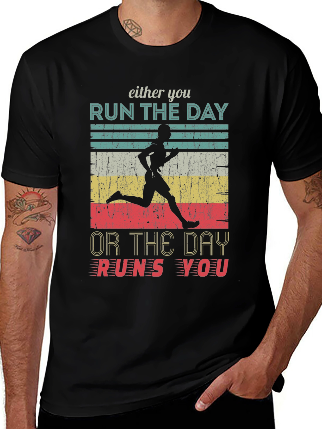 Variant 21 of Run the Day T-Shirt