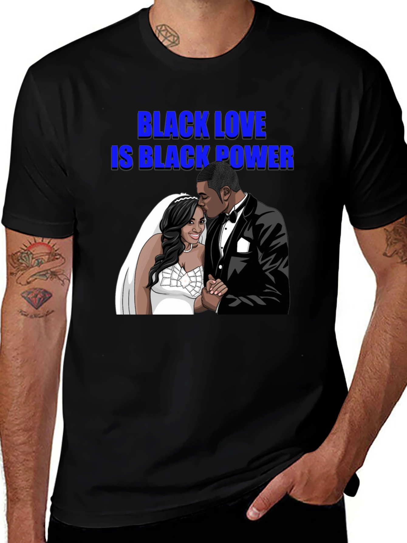 Variant 4 of Black Love is Black Power Graphic Tee
