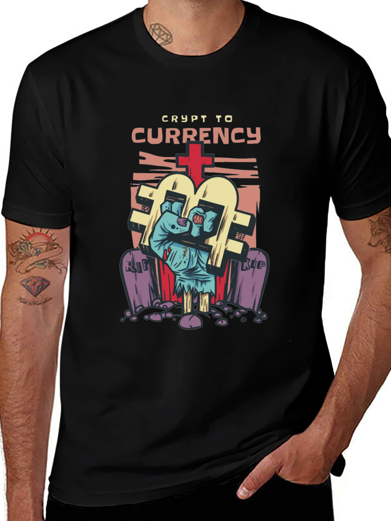 Variant 6 of Crypto to Currency Graphic Tee