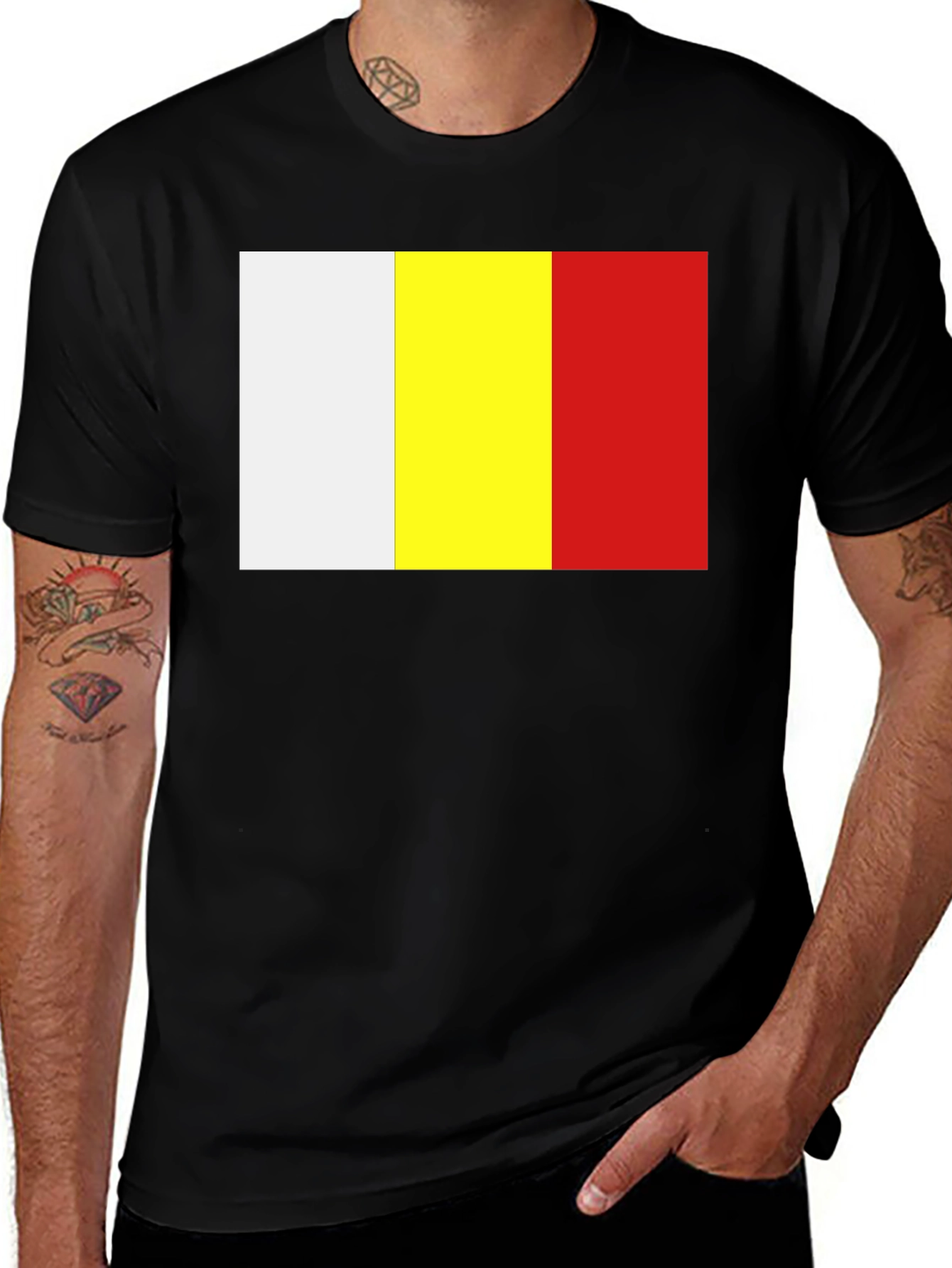 Variant 29 of Color Block T-Shirt - Bold Style