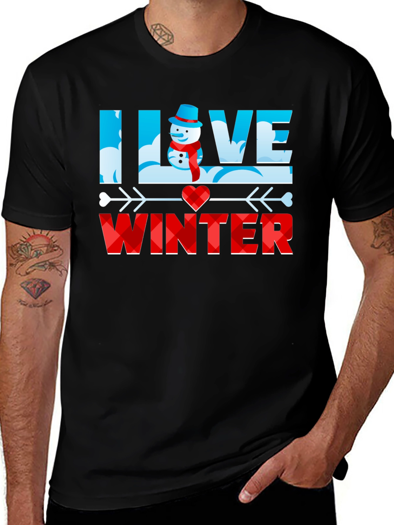 I Love Winter Graphic Tee