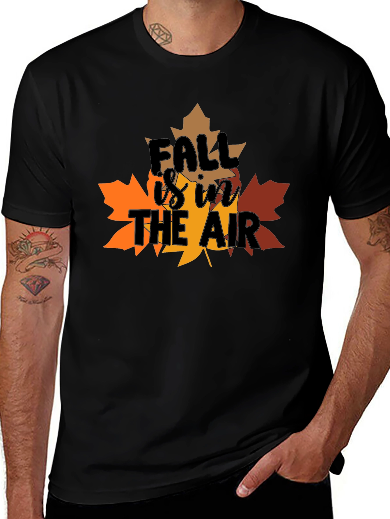 Variant 19 of Fall Is In The Air Graphic T-Shirt