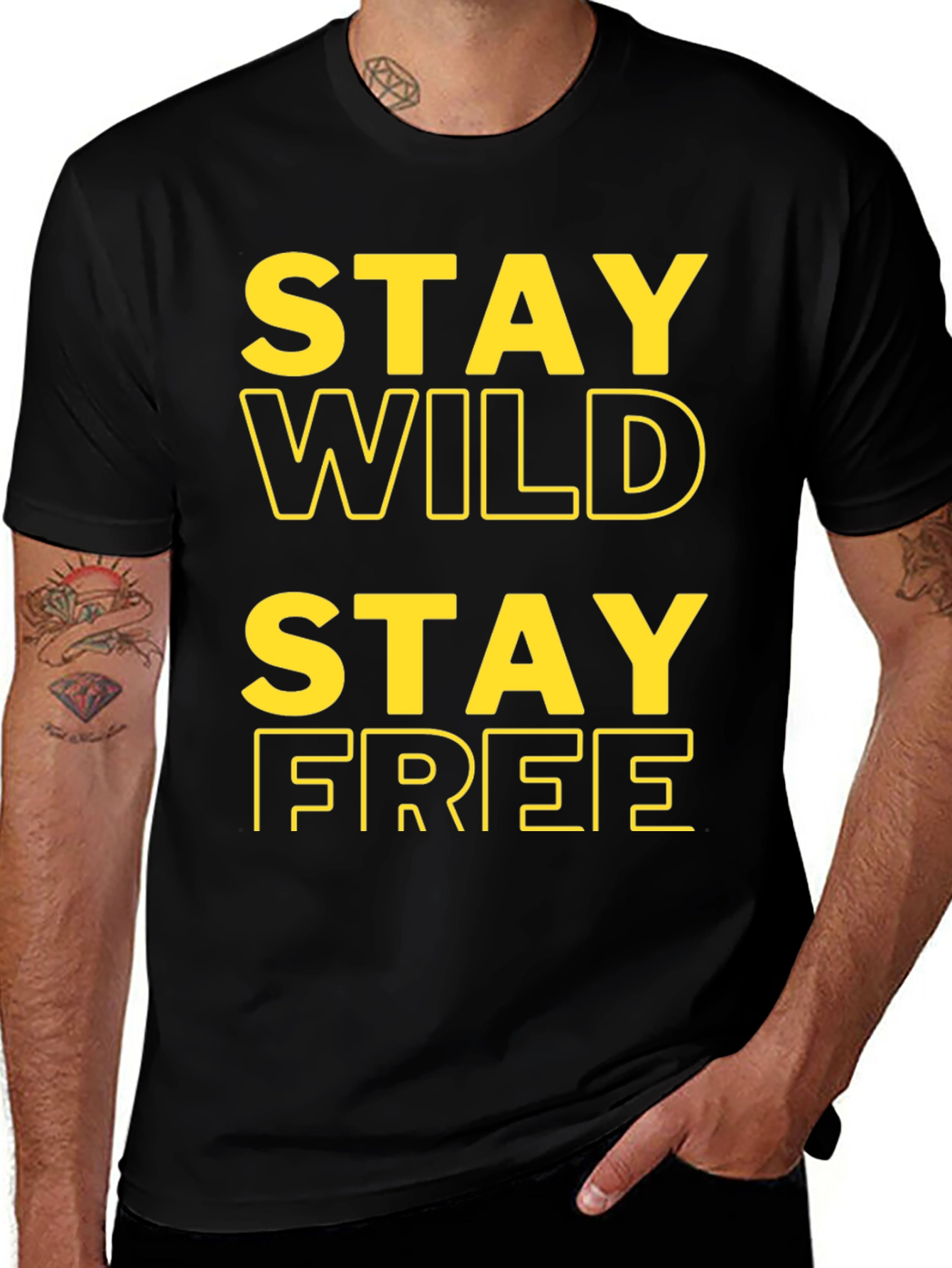 Stay Wild Stay Free Graphic Tee