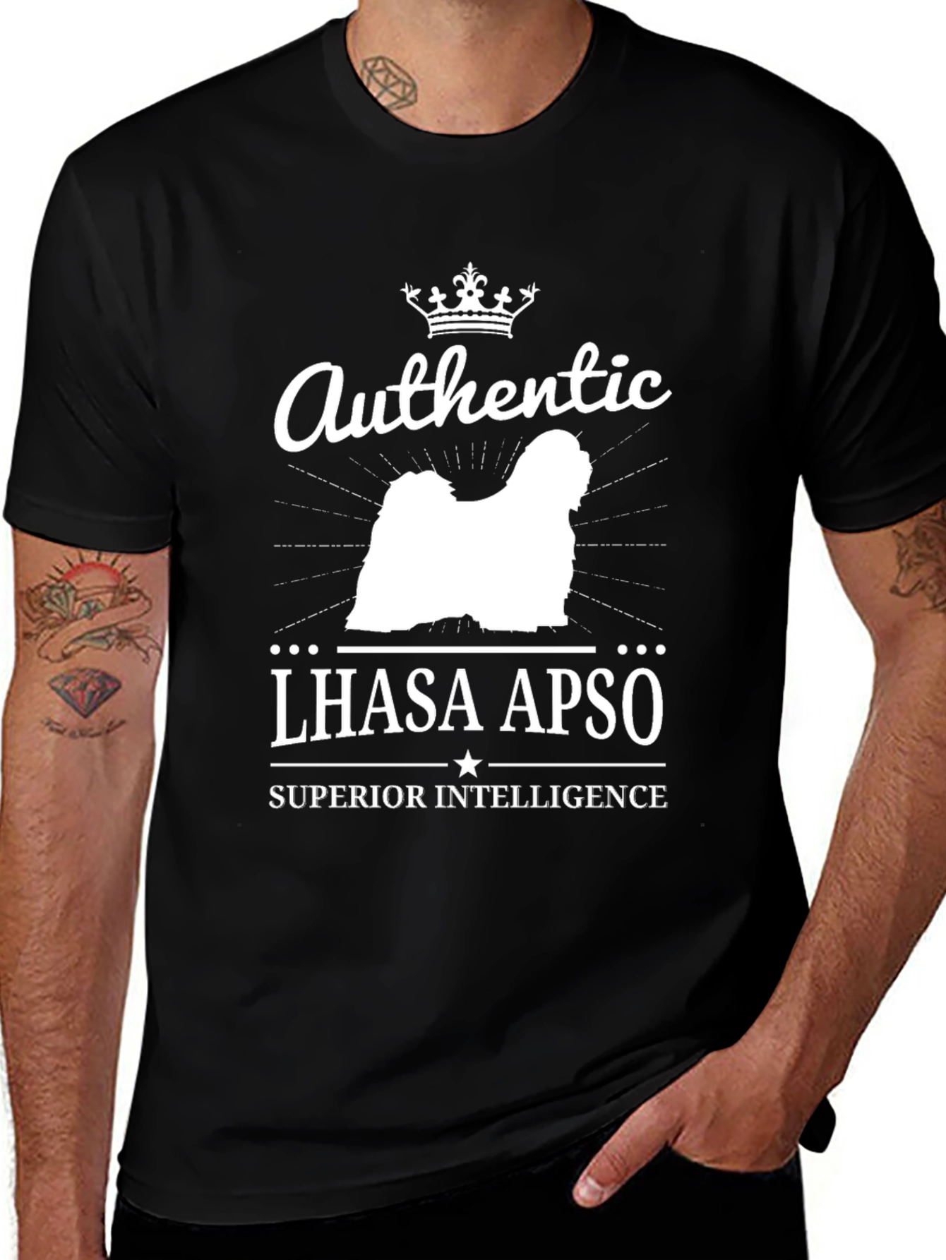 Authentic Lhasa Apso Superior Intelligence T-Shirt