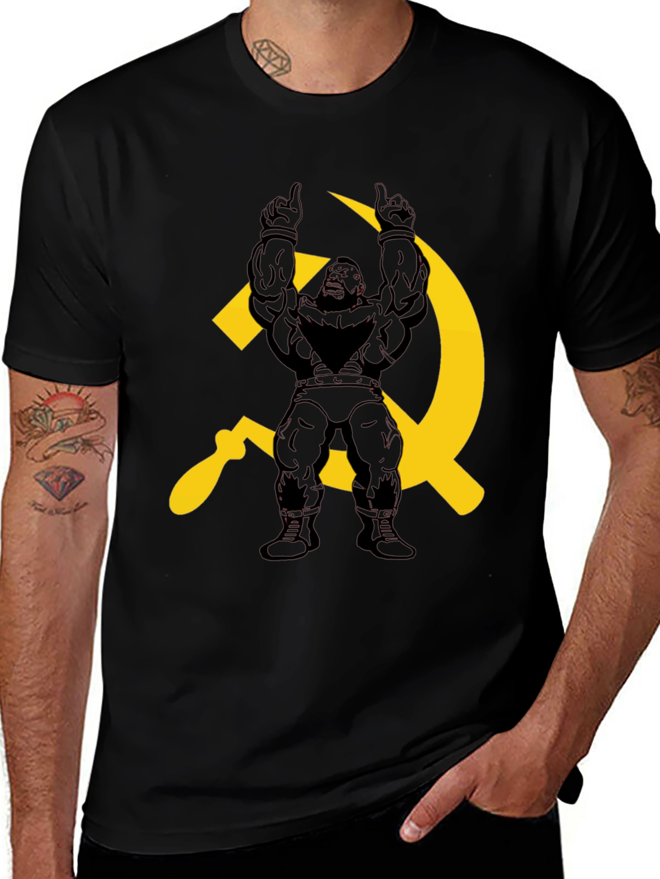 Variant 23 of Communist Bodybuilder Graphic Tee