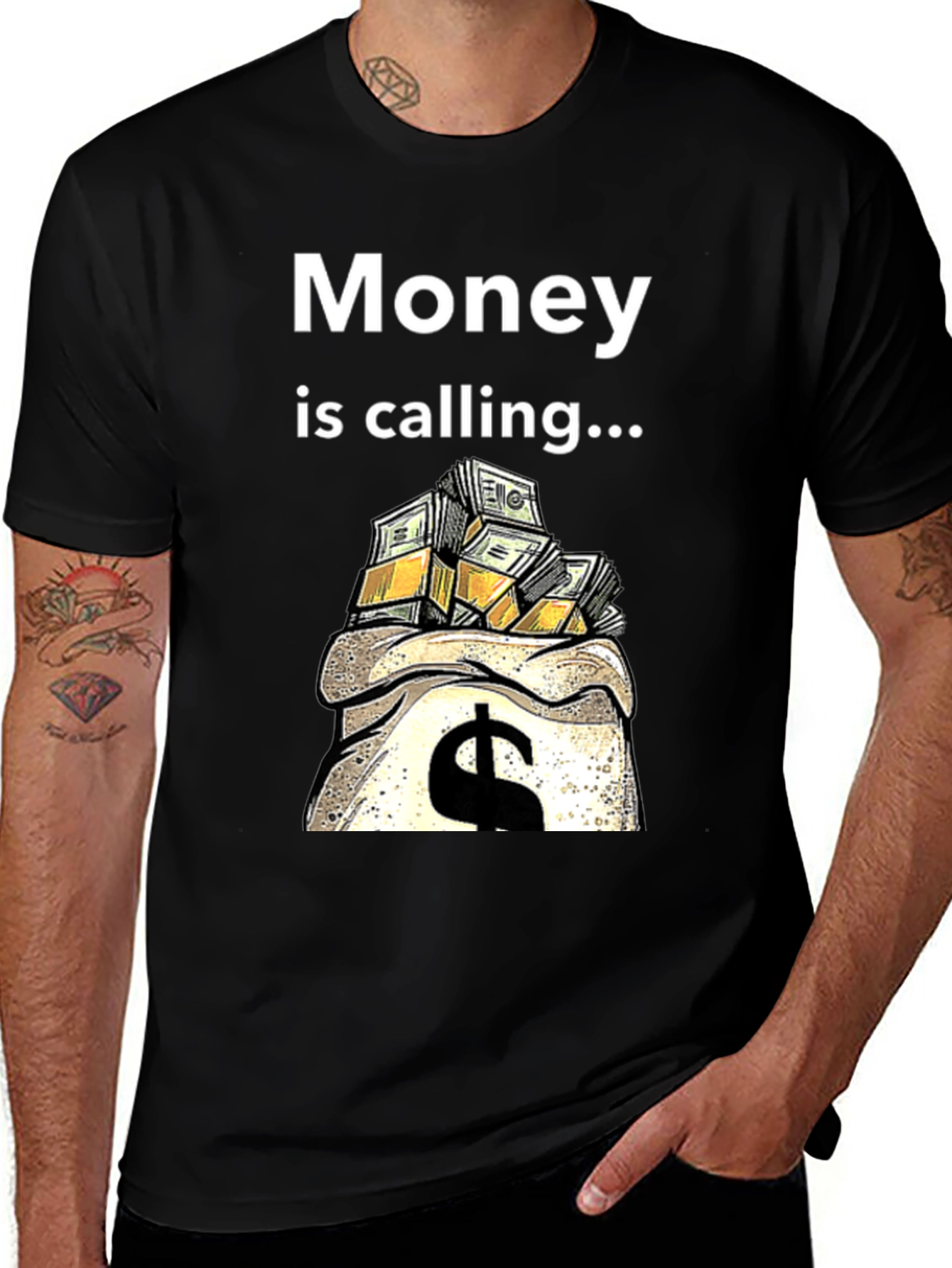 Variant 16 of Money Calling Graphic Tee