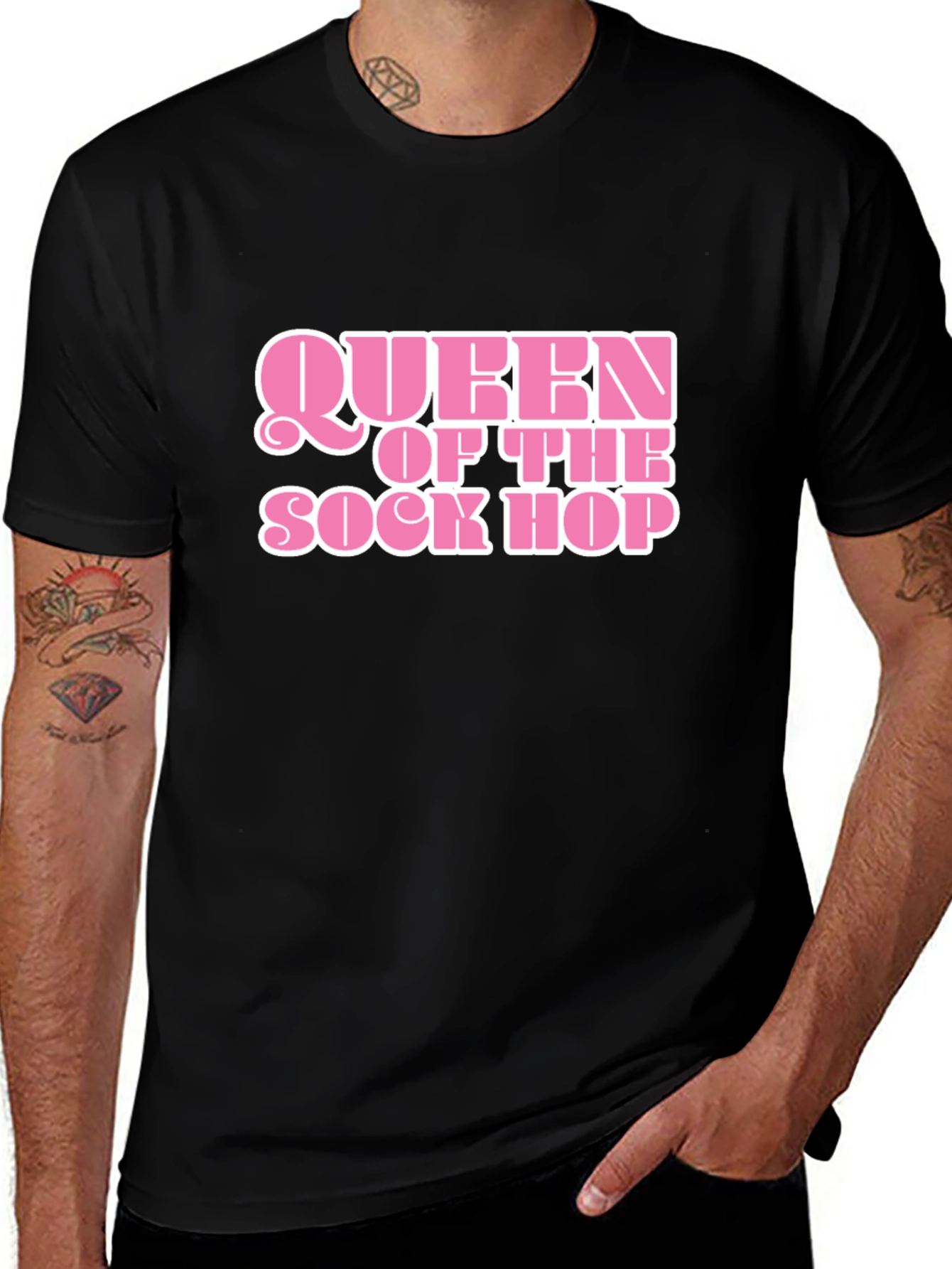 Queen of the Sock Hop Retro Graphic Tee